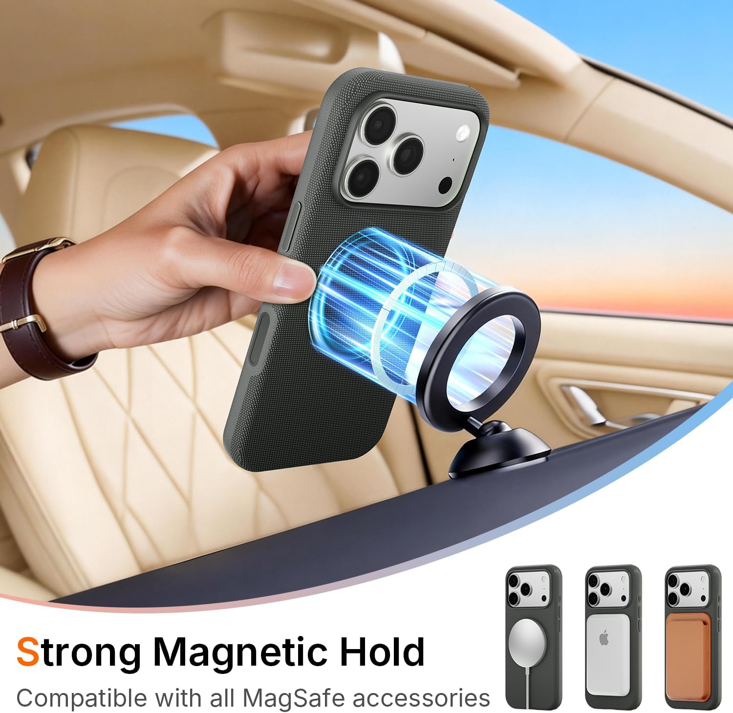 Thumbnail 1 de Mkeke iPhone 17 Pro Max Techwoven Case