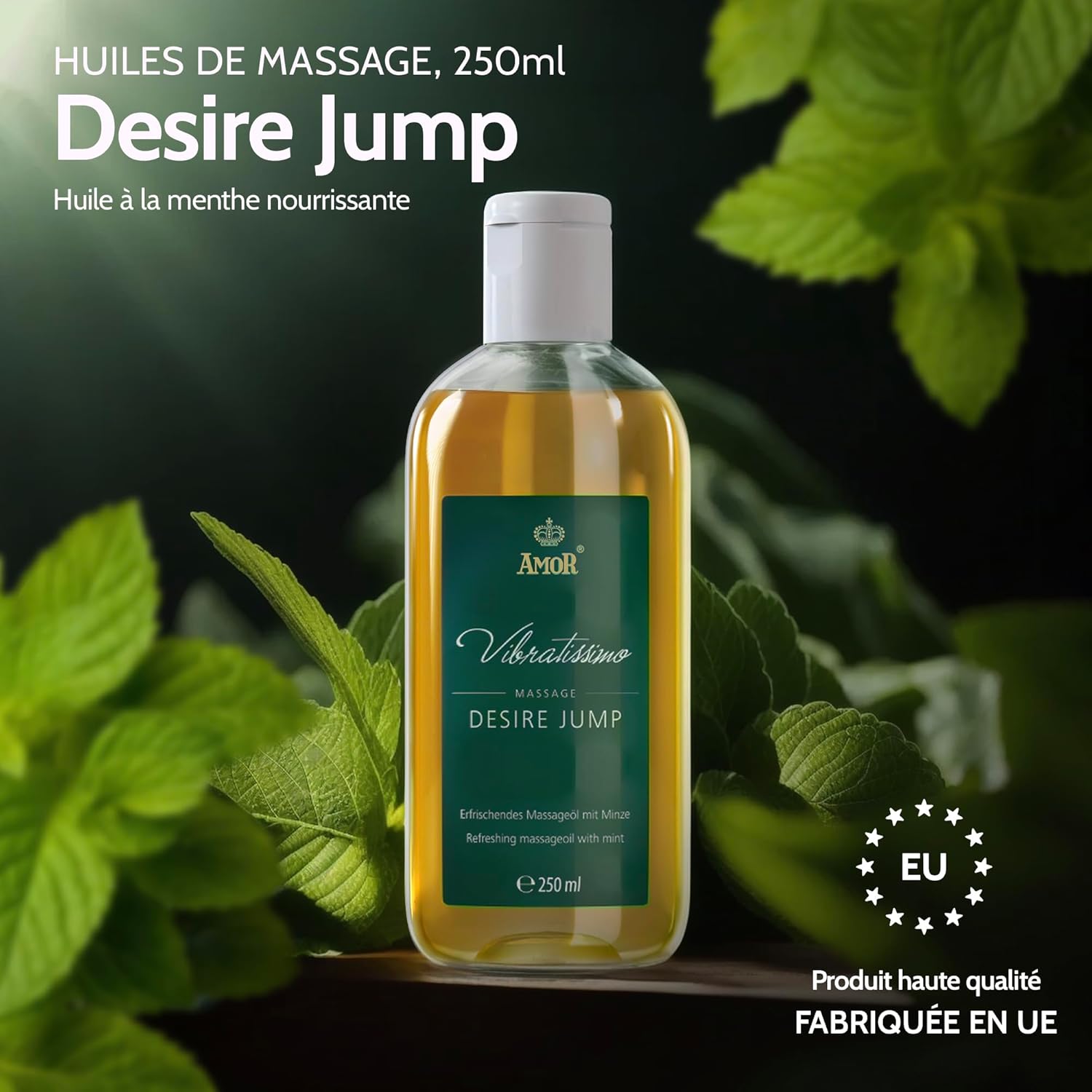 Thumbnail 1 de Vibratissimo Desire Jump 250 ml, huile de massage