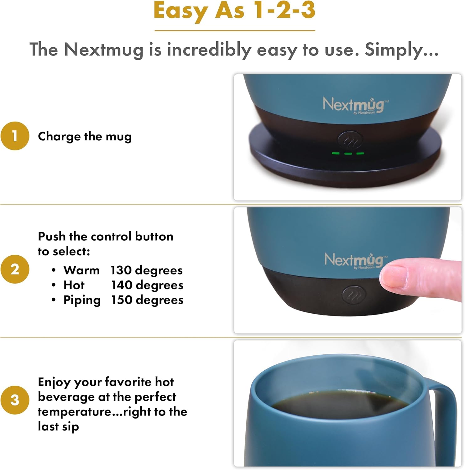 Thumbnail 3 de Nextmug Plus Temperature-Controlled Mug 18 oz