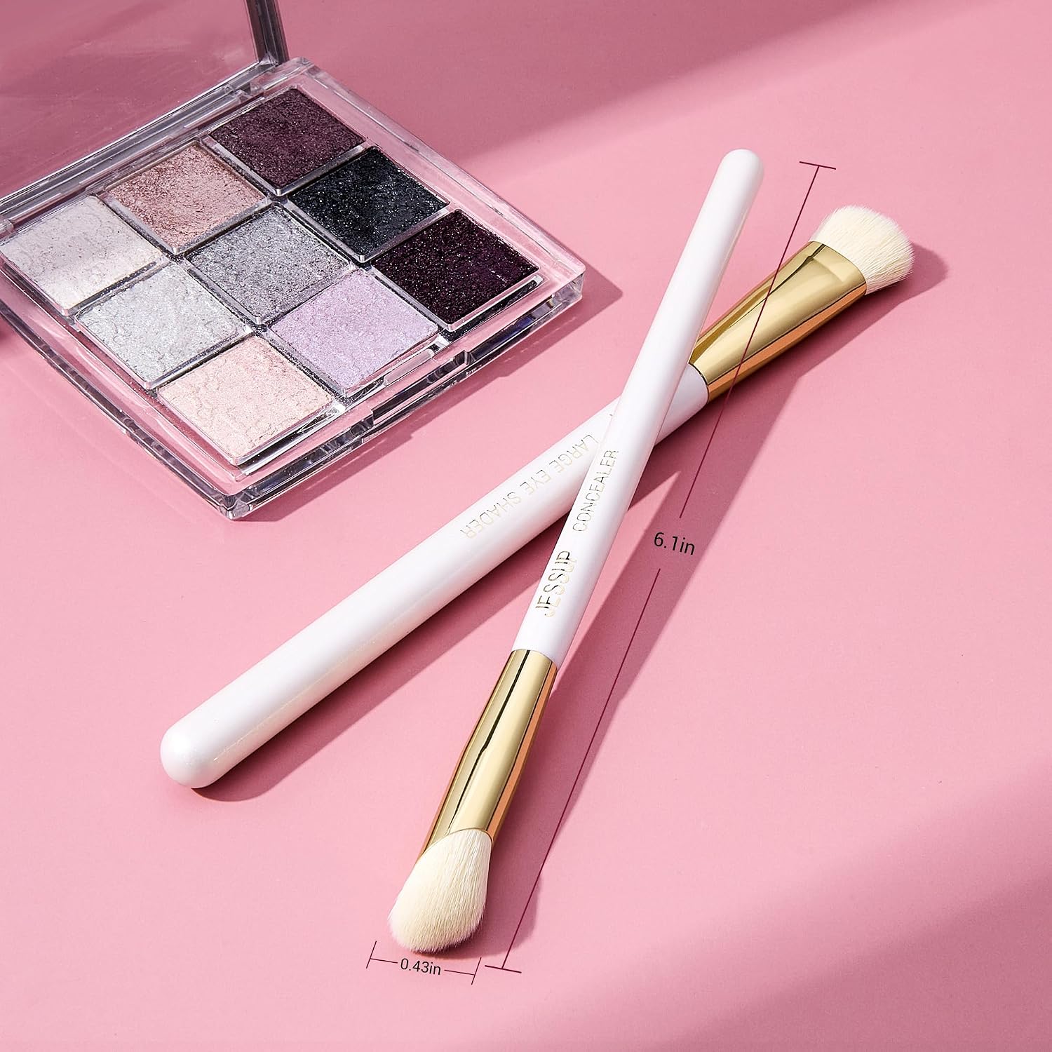 Thumbnail 6 de Jessup set pennelli occhi 15 pezzi T519 – Pennelli vegani per sfumatura, eyeliner e sopracciglia