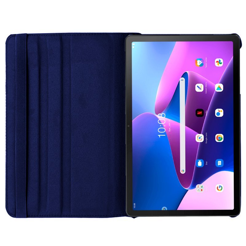 Detalle de Cool Funda Polipiel Giratoria Azul para Lenovo Tab M10 Gen 3