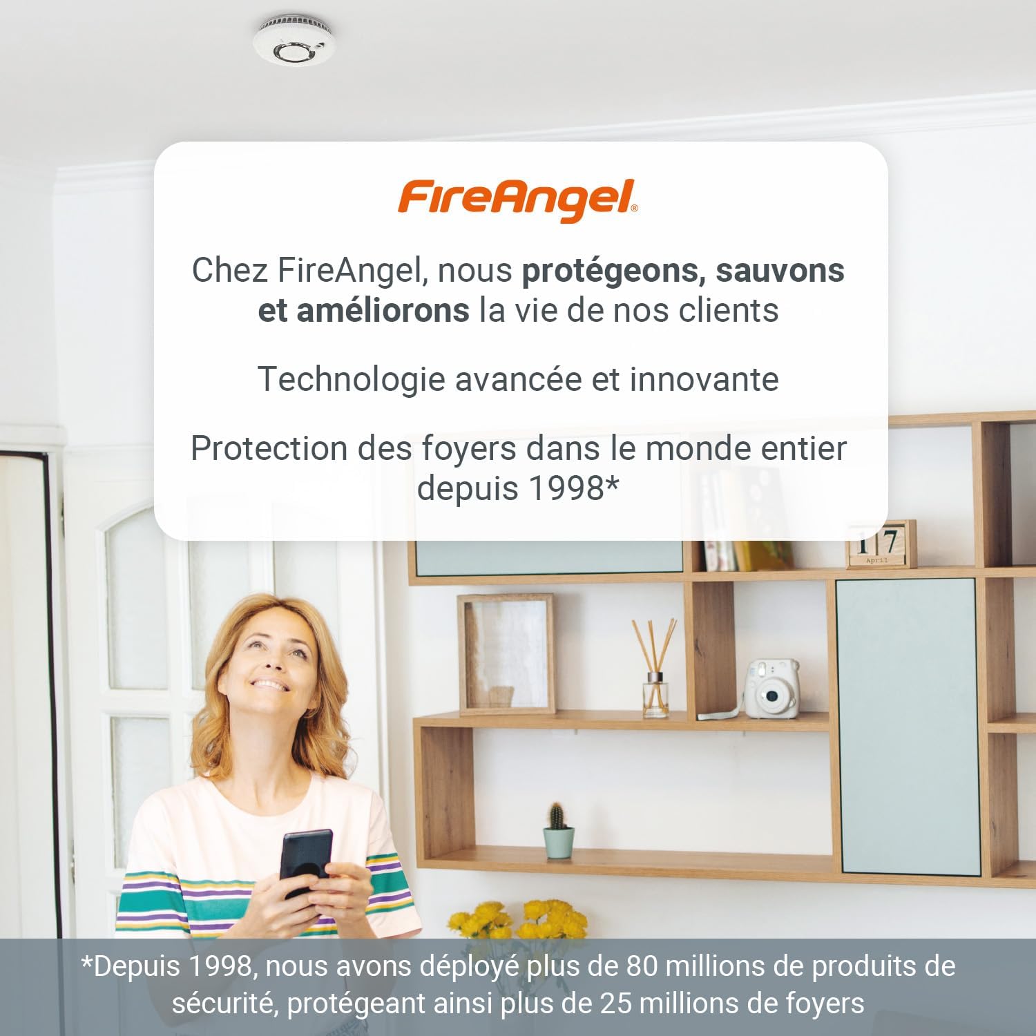 Thumbnail 6 de FireAngel FA6115-INT Détecteur de fumée 10 ans