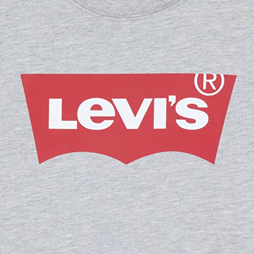 Detalle 2 de Levi's Batwing Tee per Bambini e Ragazzi 12 Anni – Grigio Heather, stile e comodità duratura