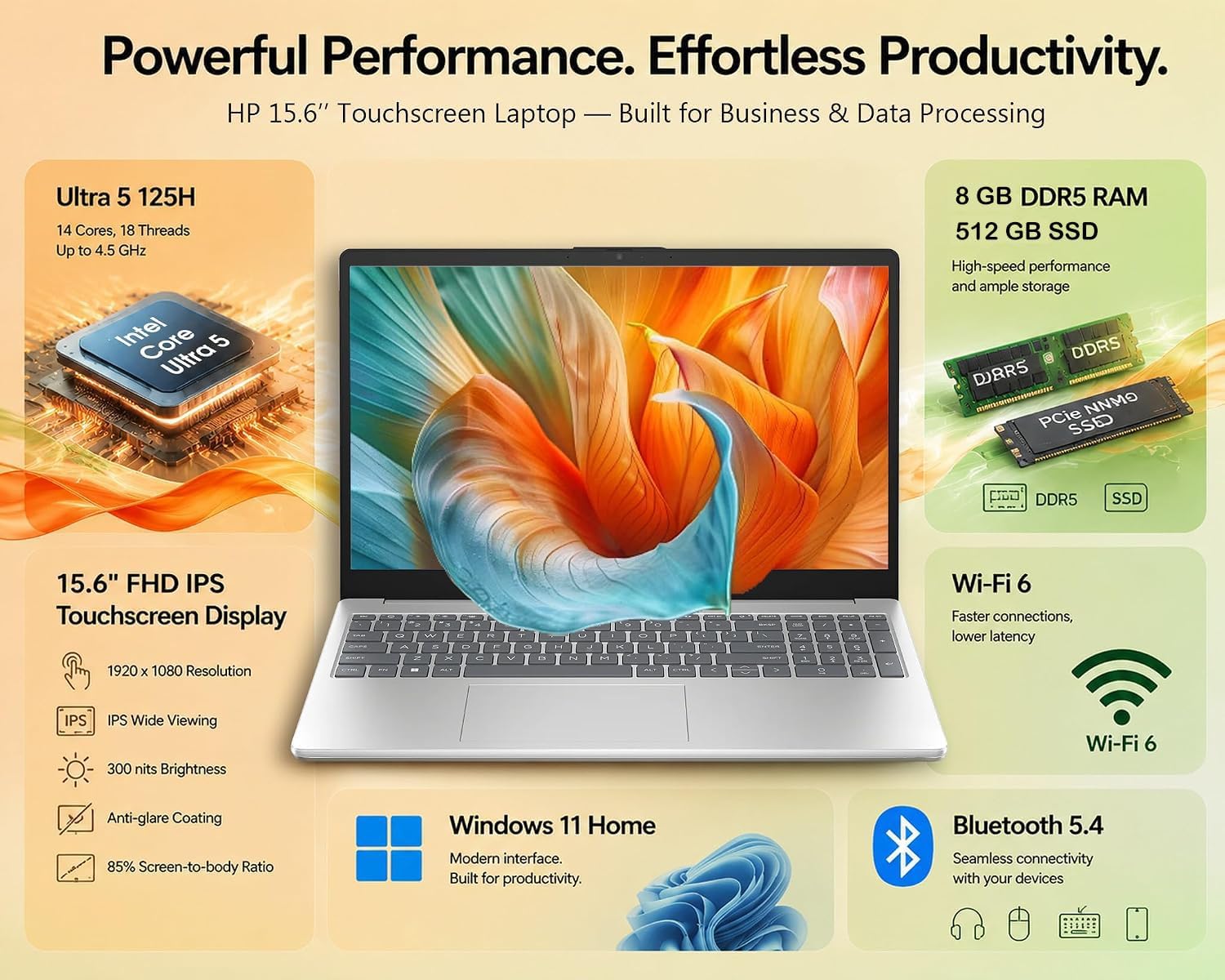 Detalle 2 de HP 15.6-inch Touchscreen Laptop