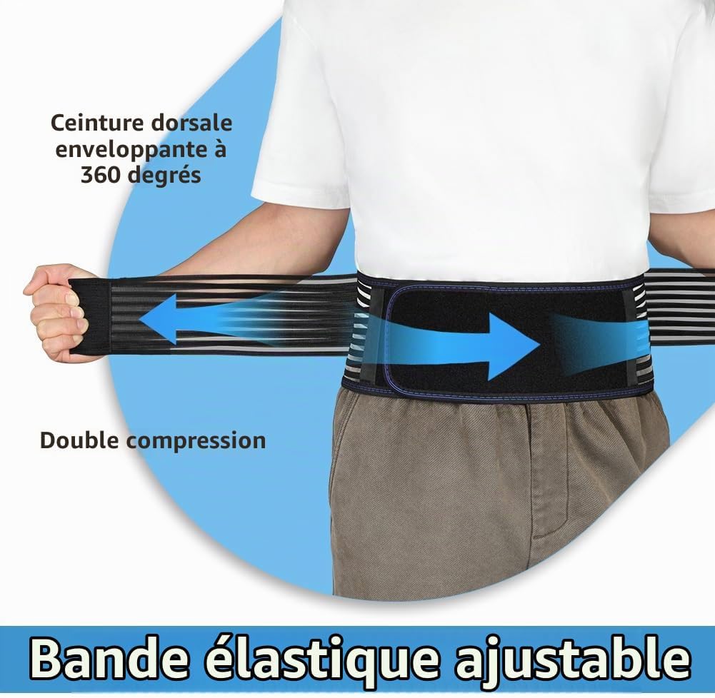Detalle de Beugo 5418692 lendensteungordel XXL met ademend mesh en 4 stalen baleinen