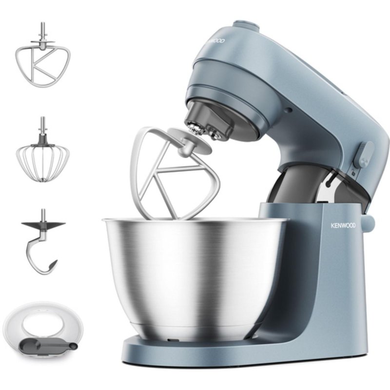 Detalle de Robot de cocina Kenwood KZM35.000GY 4L 800W Azul – rotación planetaria y rendimiento profesional