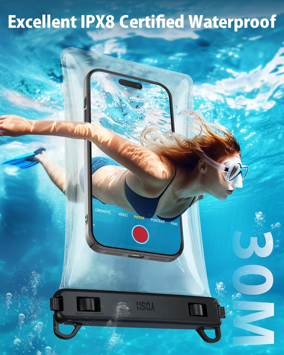 Detalle 2 de YOSH Galleggiante custodia 7,5" per smartphone