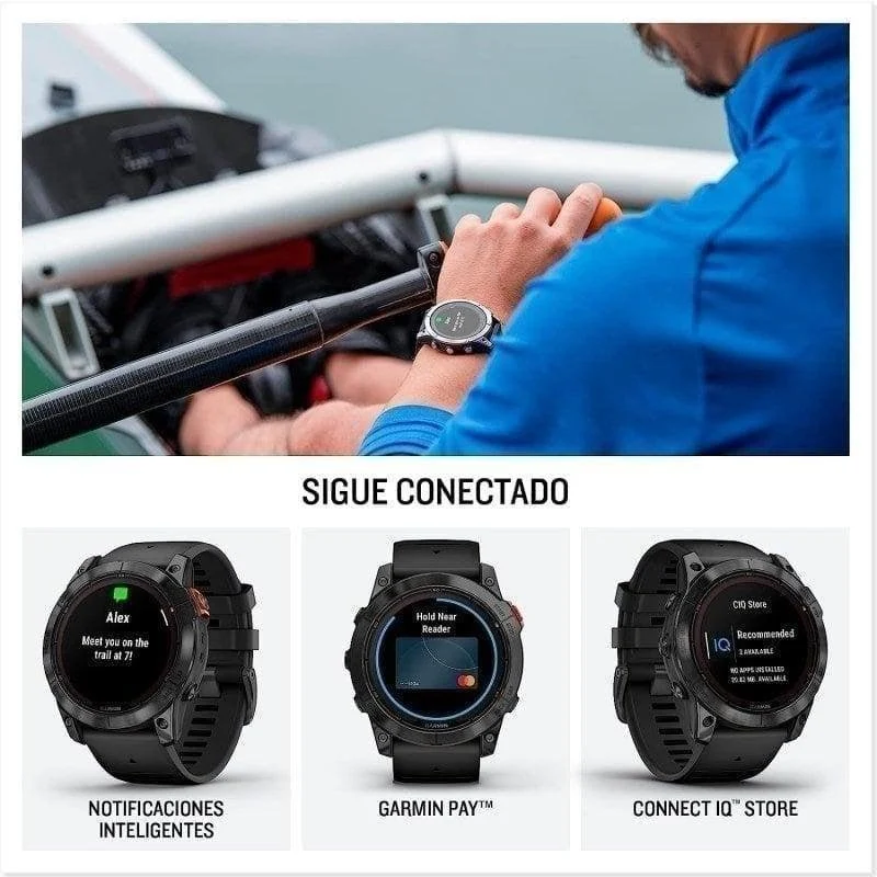 Thumbnail 2 de Garmin Fénix 7X Pro Solar Smartwatch 51mm Gris