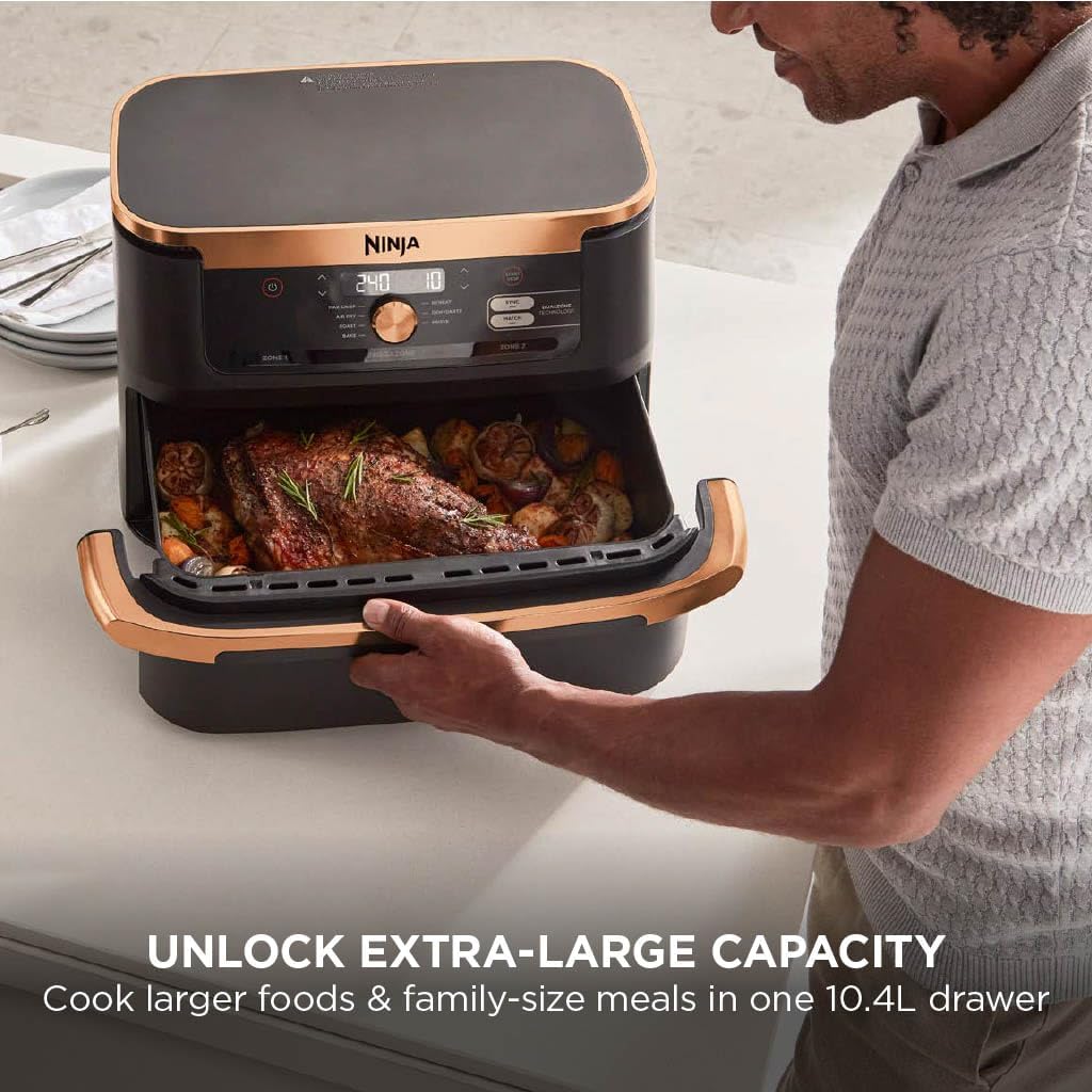 Thumbnail 4 de Ninja Foodi FlexDrawer Air Fryer AF500UKCP – Dual Zone 10.4L