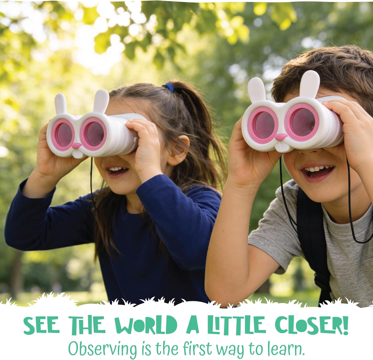 Detalle 2 de Peekimals Kids Binoculars Bunny Rabbit