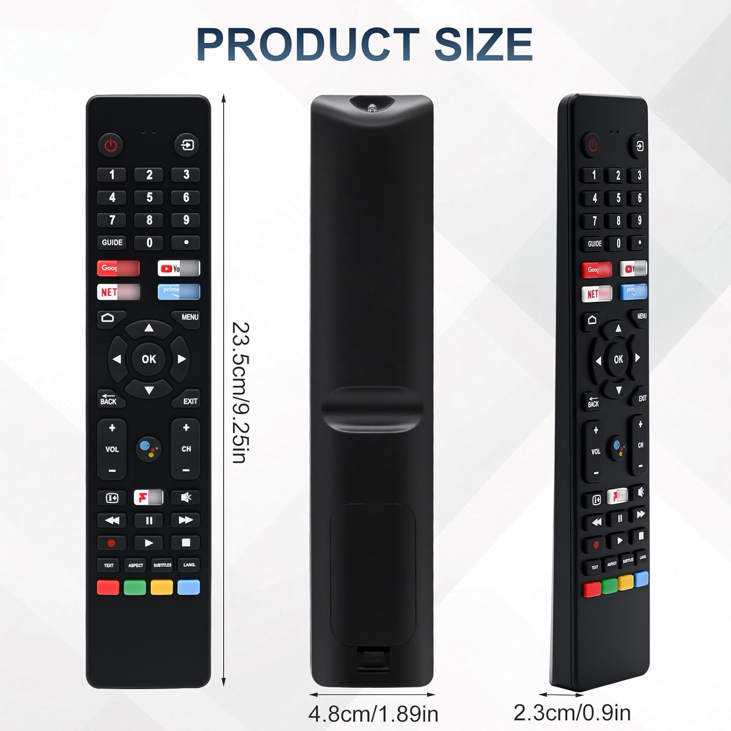 Detalle de RM-C3250 Replacement JVC Remote for Smart 4K UHD TVs with Netflix, YouTube, Prime Video & Google Play (No Voice)
