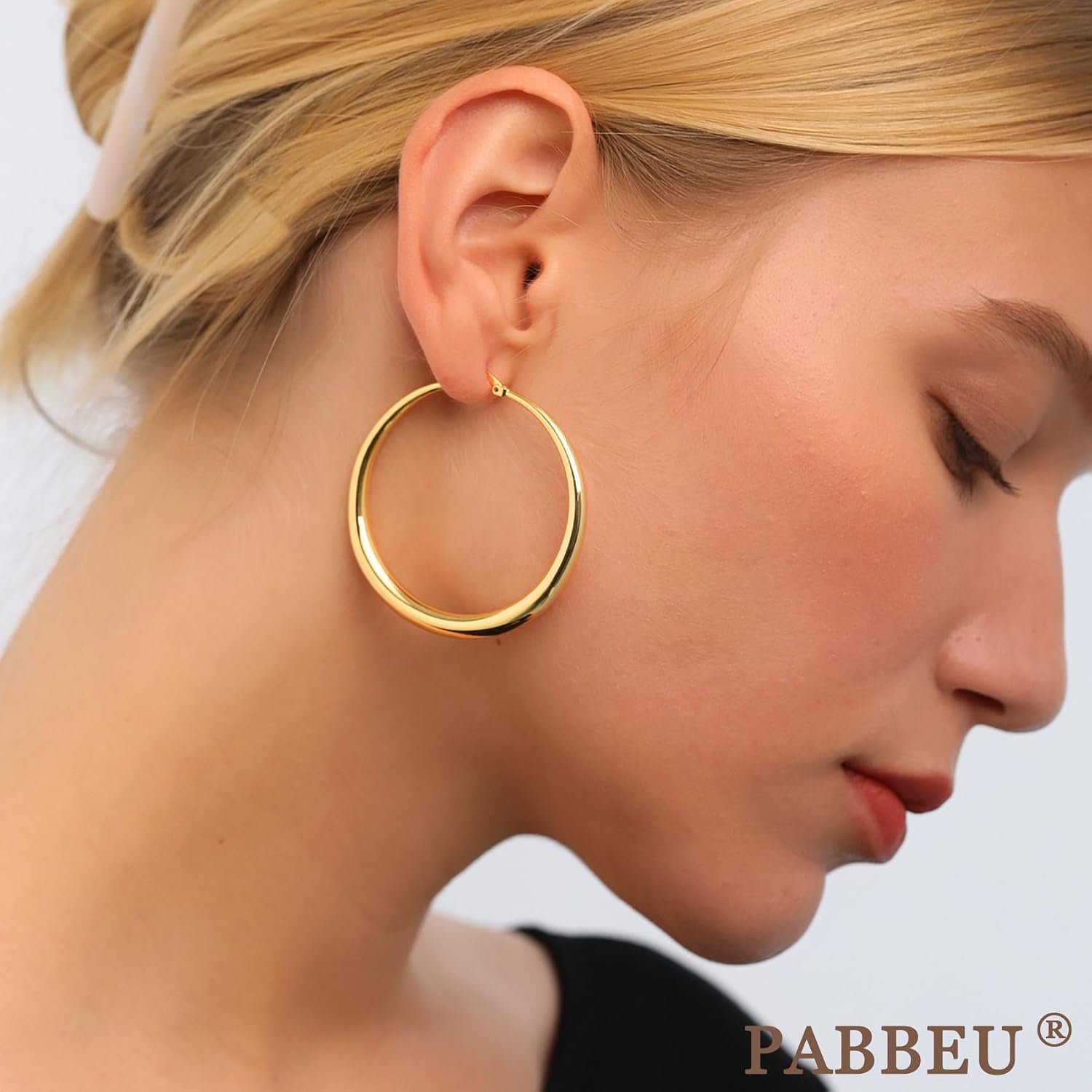 Thumbnail 2 de PABBEU Ohrringe Creolen Silber 925 40 mm