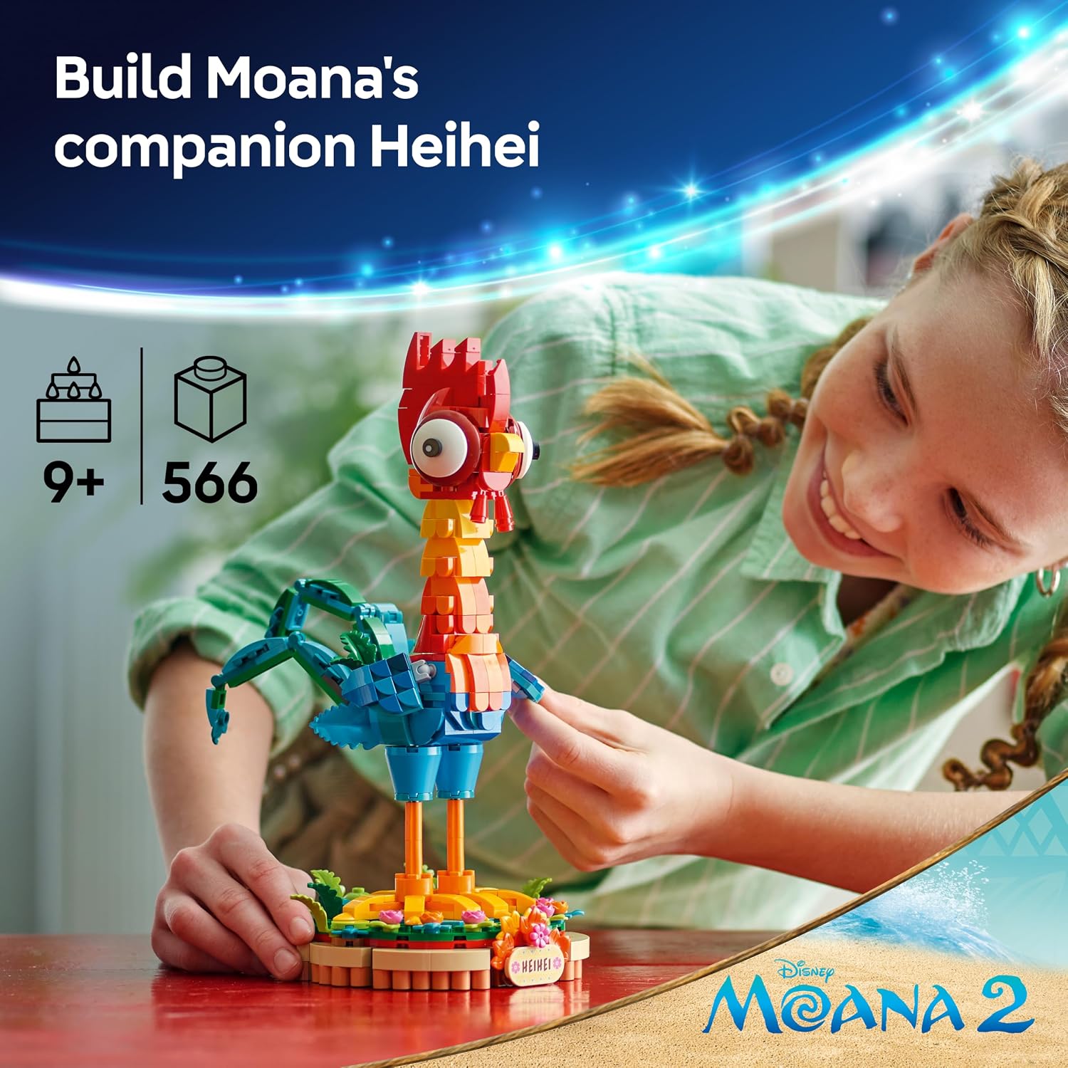 Thumbnail 2 de LEGO Disney Princess Heihei 43272 Building Set, 566 Pieces with Moving Parts