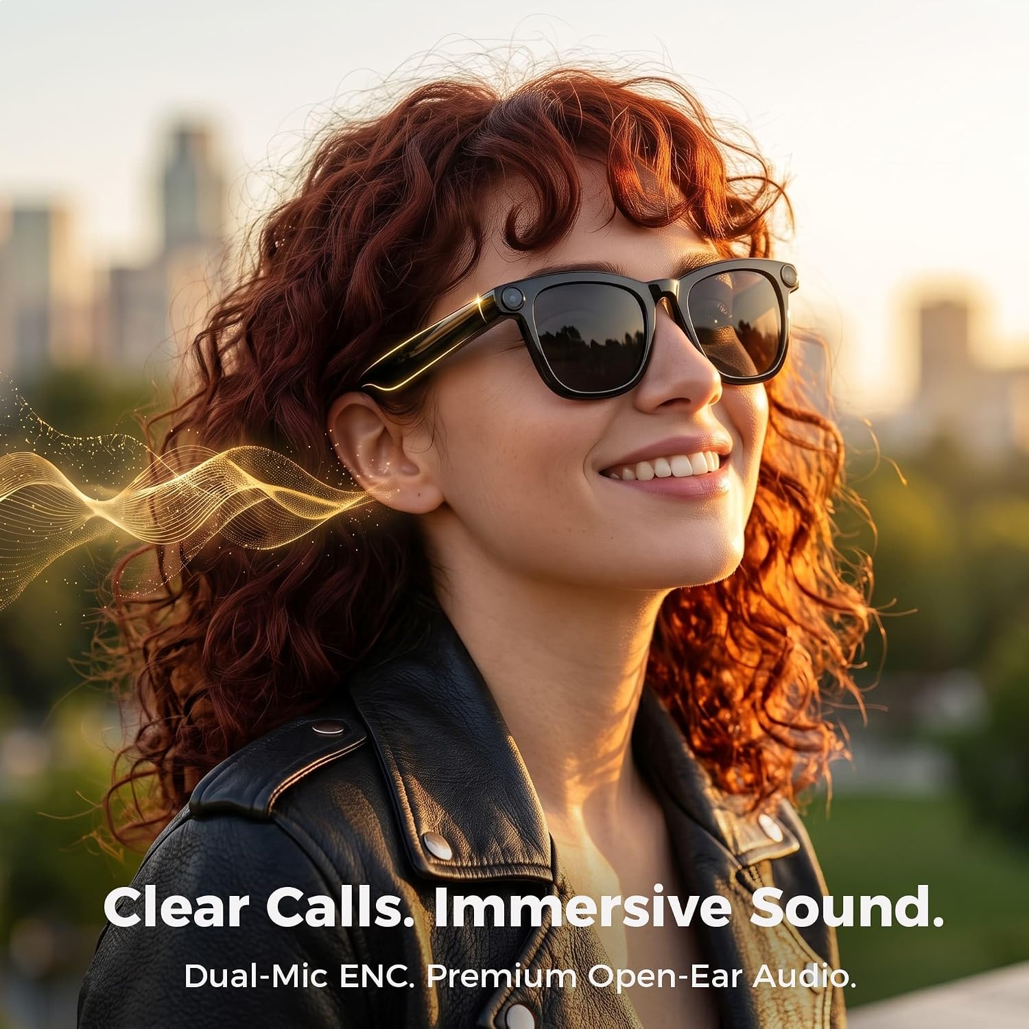Thumbnail 6 de EarlySincere Smart Glasses with 8MP 4K POV Camera, Bluetooth Audio, AI Translation & Meeting Transcriber