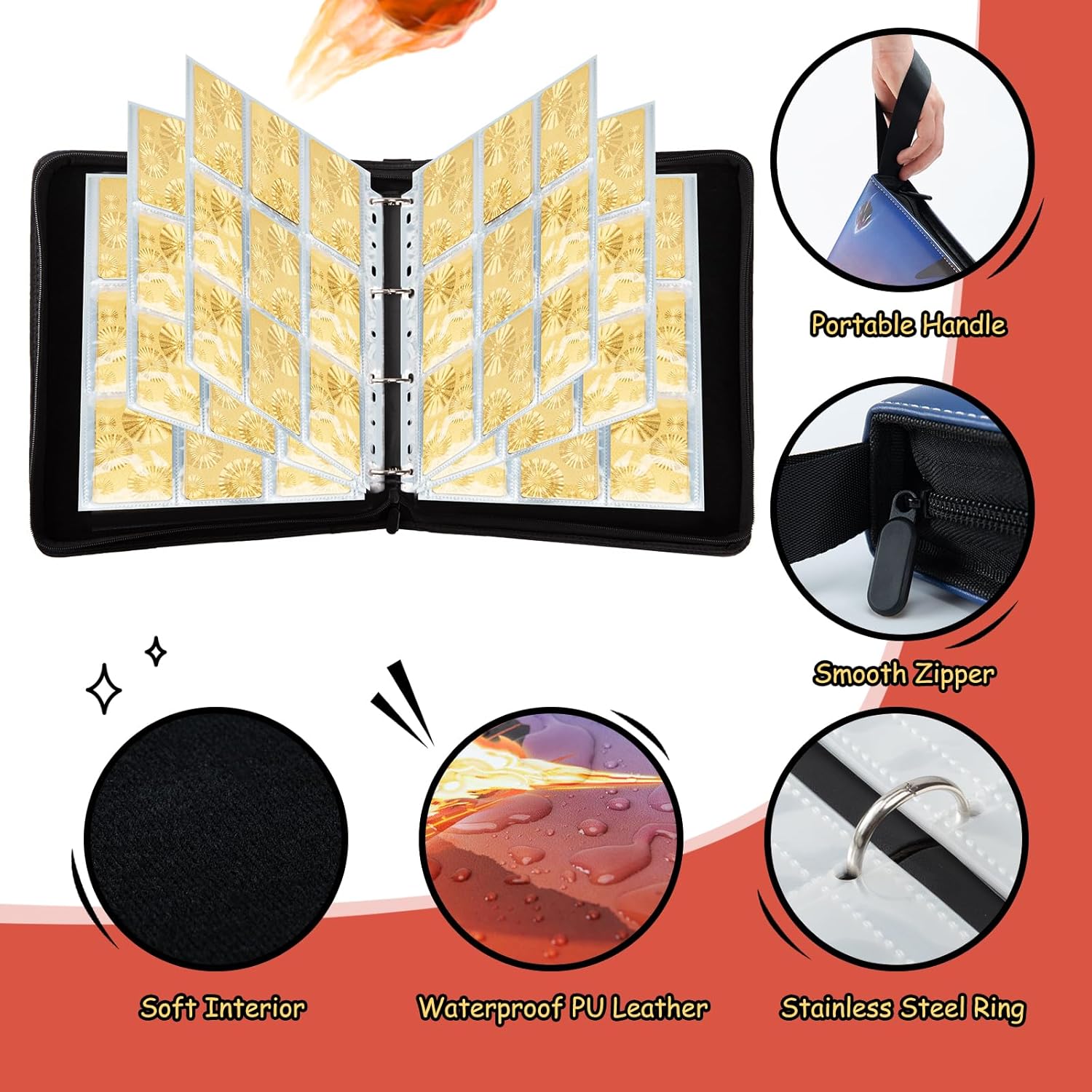 Thumbnail 3 de Mactoou 9‑Pocket Binder 900‑slot Card Album 📚