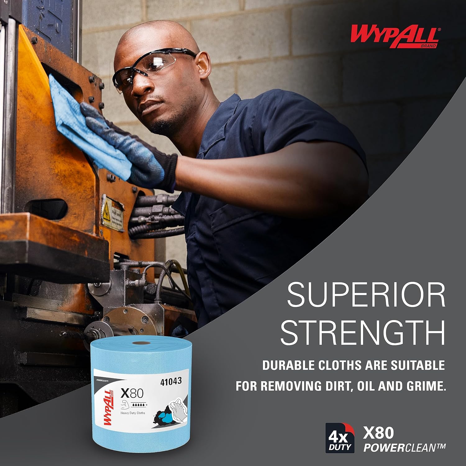 Thumbnail 5 de WypAll PowerClean X80 455 Sheets Wipes 🧻