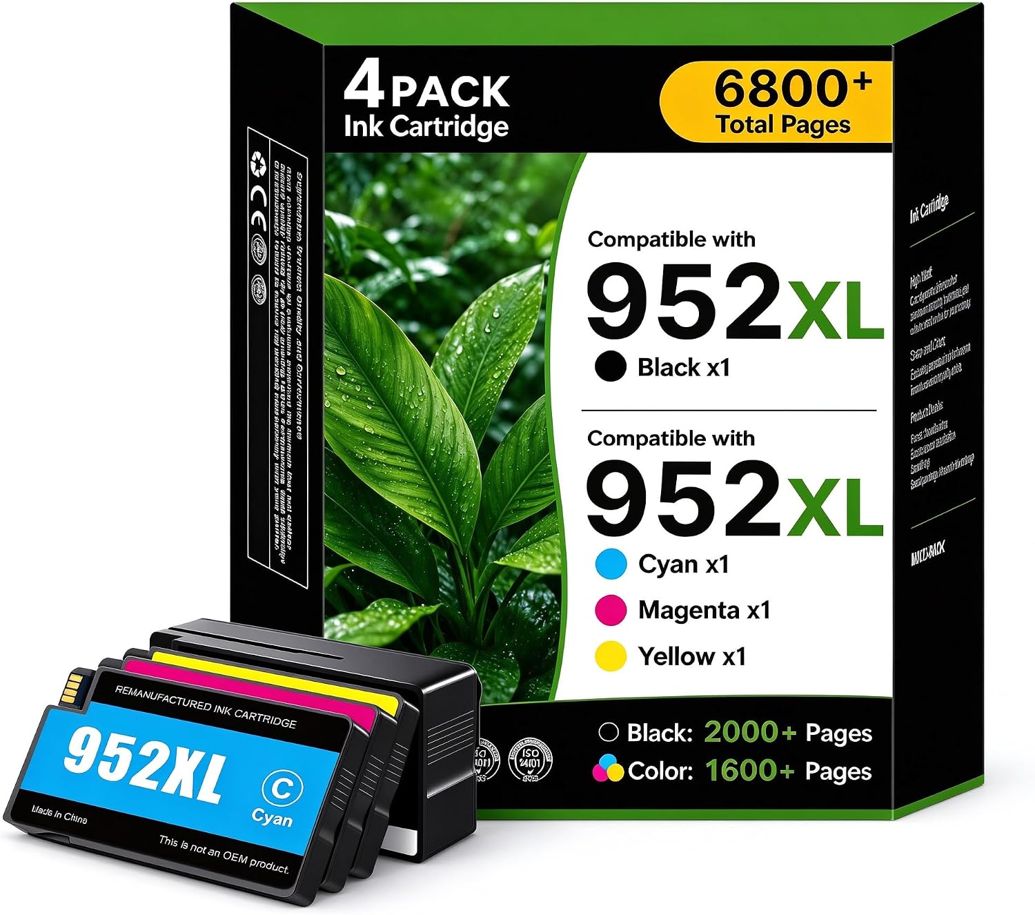 Detalle de Gagalay Ink Cartridges 4-Pack