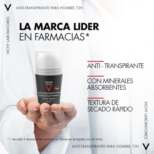 Detalle 2 de Vichy Desodorante Antitranspirante 72H 50 ml