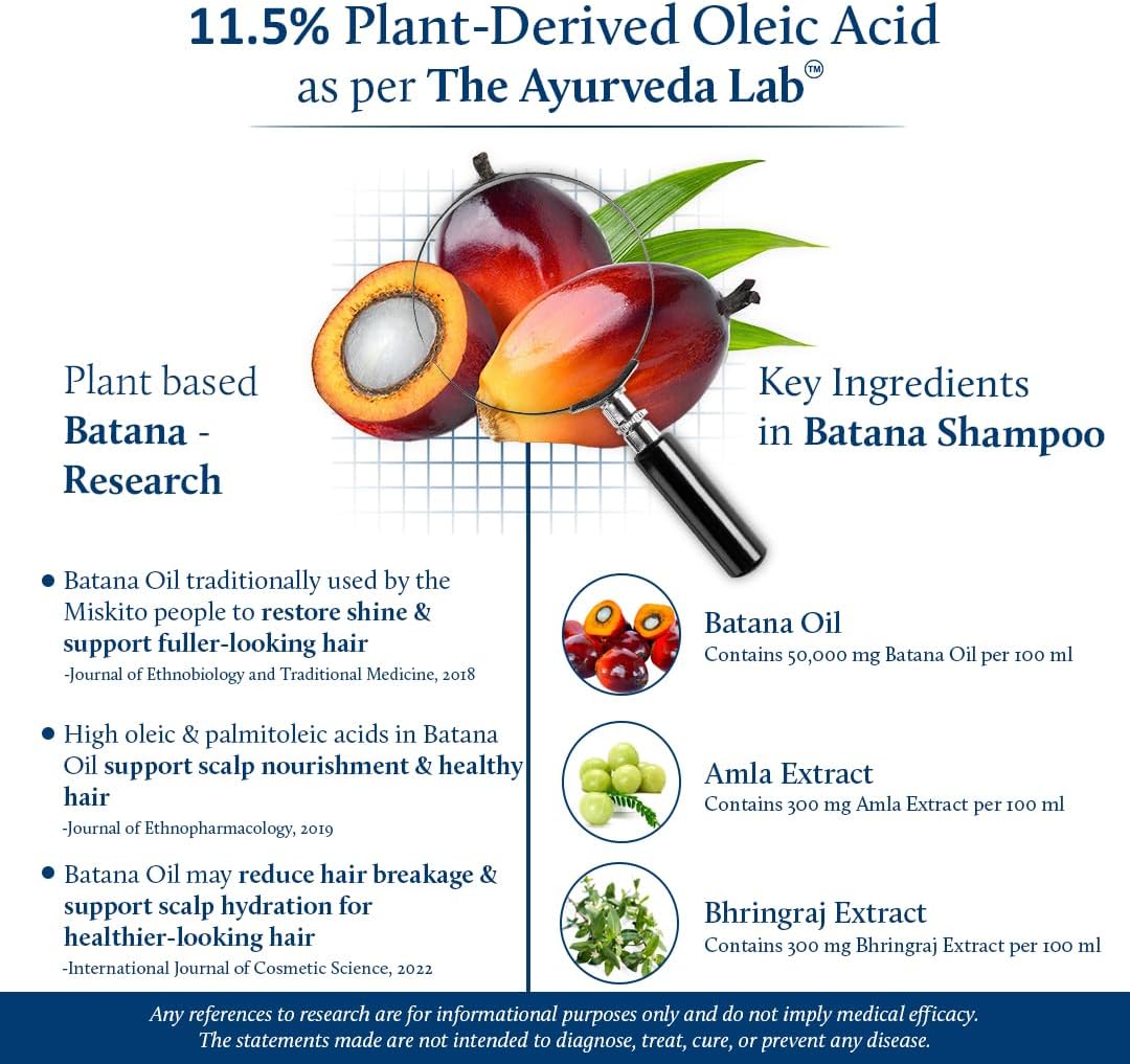 Thumbnail 3 de Blue Nectar Batana & Almond Hair Shampoo (Sulphate Free) for Thicker, Fuller Hair, 200ml