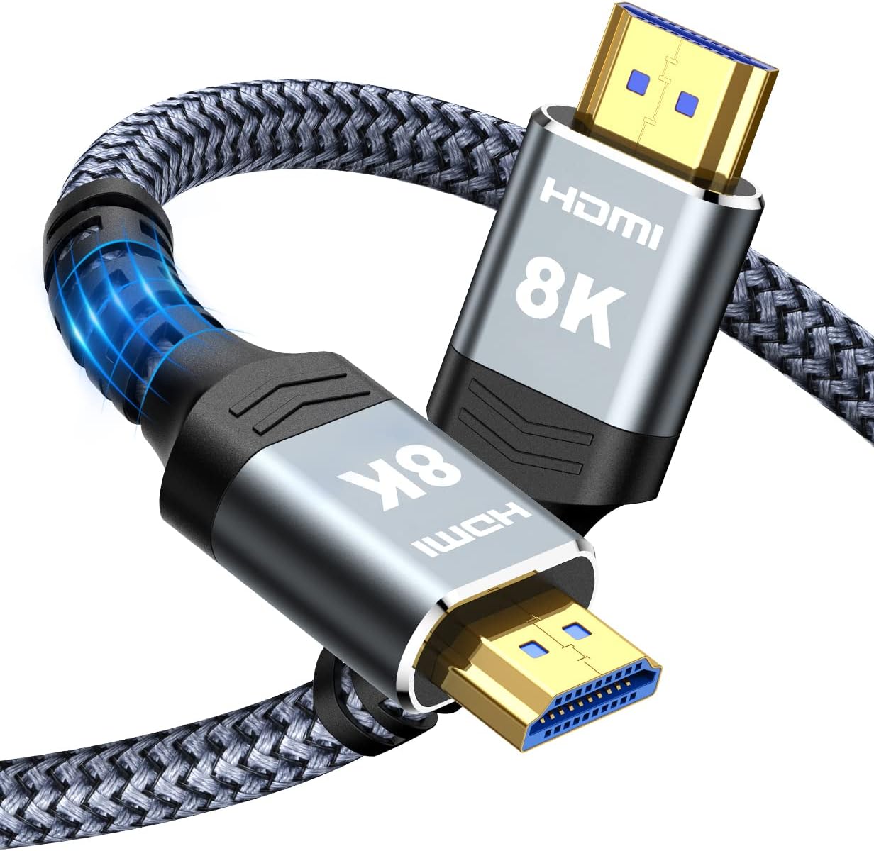 Detalle de Highwings LW-8K-20M-001 65FT Fiber Optic HDMI 2.1 Cable, 48Gbps