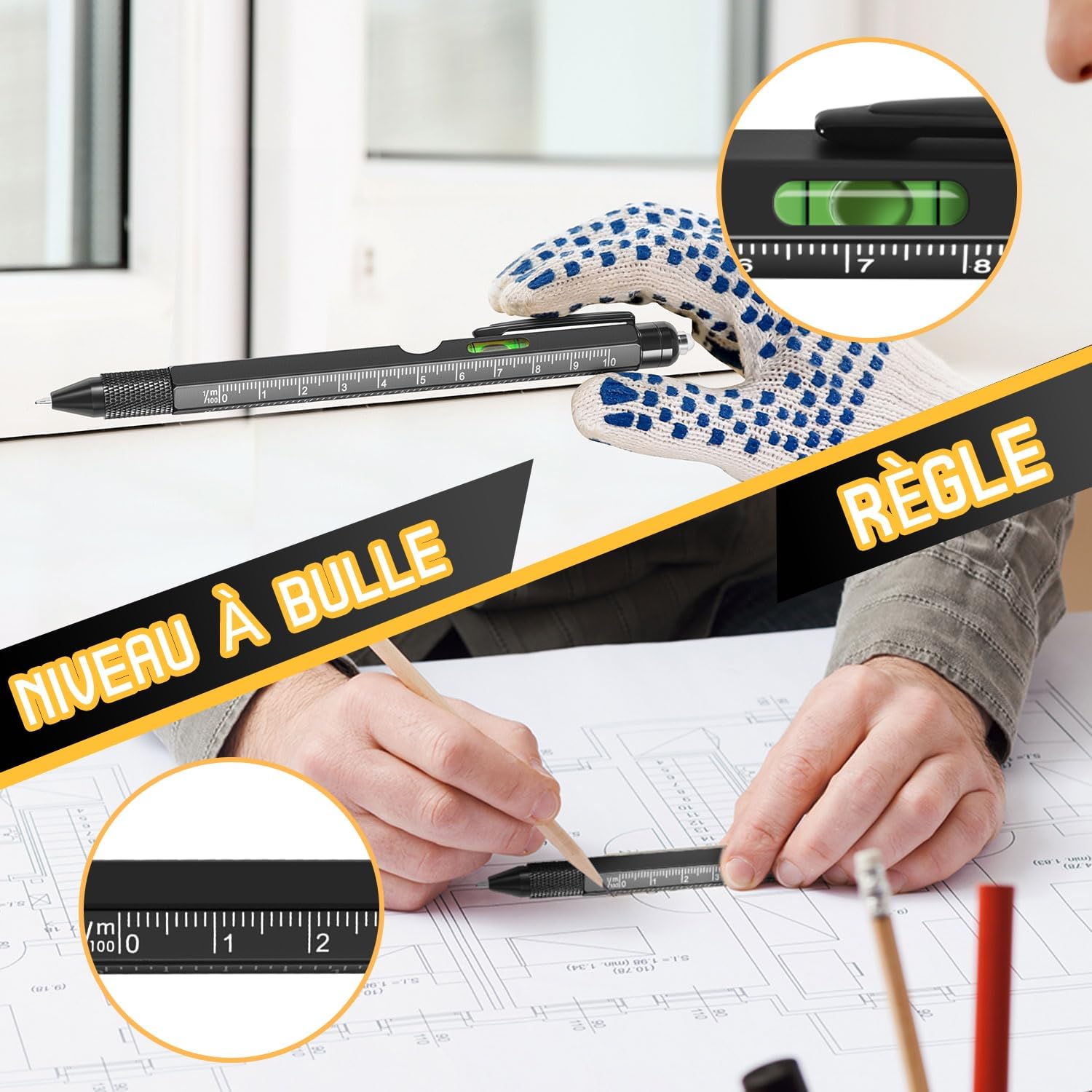 Thumbnail 4 de Maqhpu Stylo multifonction 9 en 1 🎁