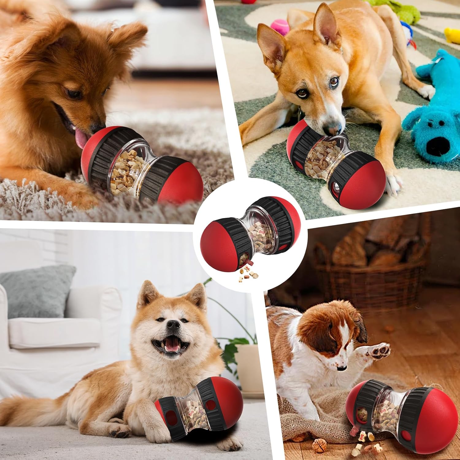 Thumbnail 6 de Dufuso Hundespielzeug Intelligenz – Slow Feeder zur Futterausgabe, interaktives Spielzeug für Hunde