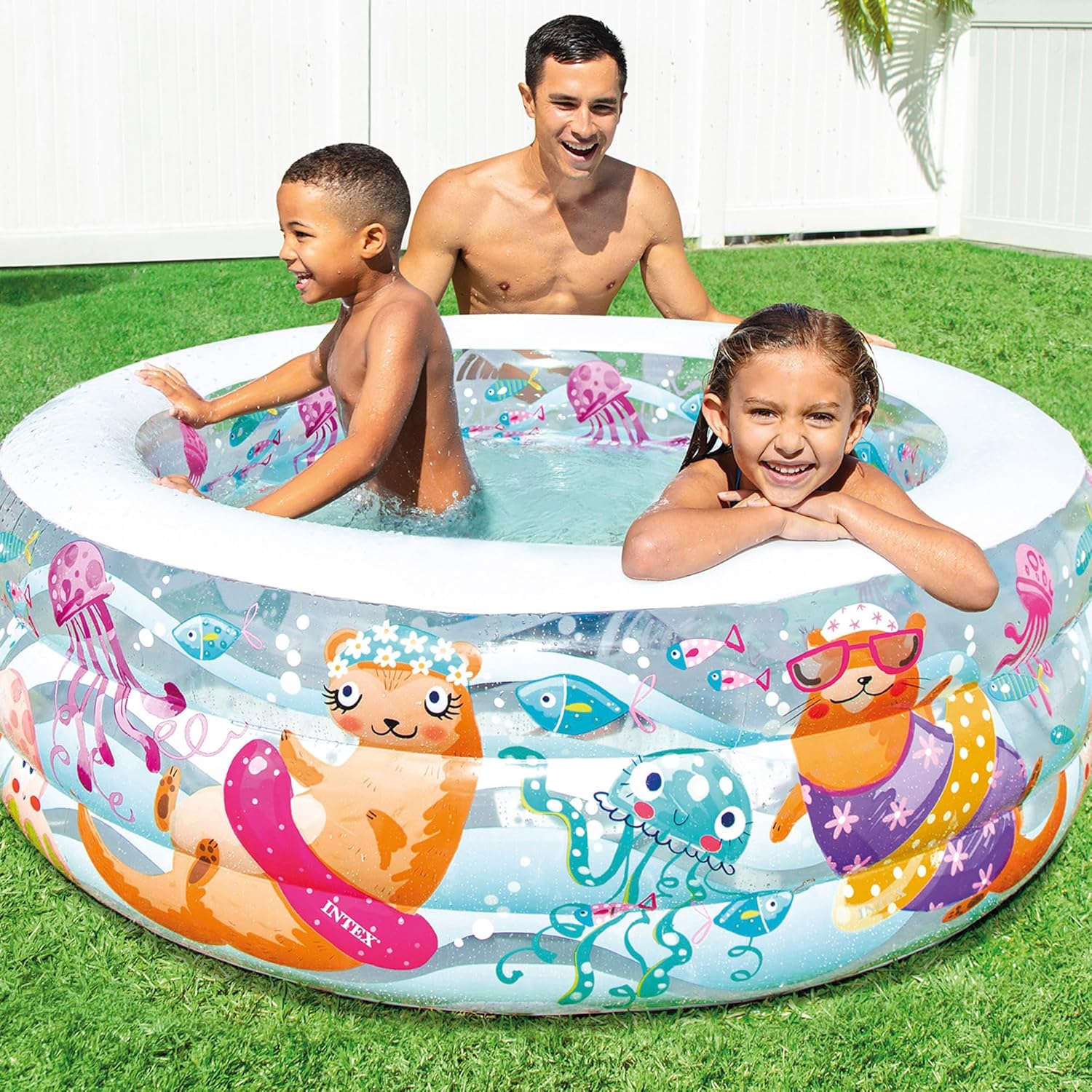 Detalle 2 de Intex Aquarium Pool 152x152x56 cm