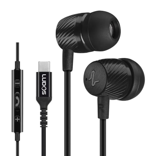 Detalle de Ludos auriculares USB-C