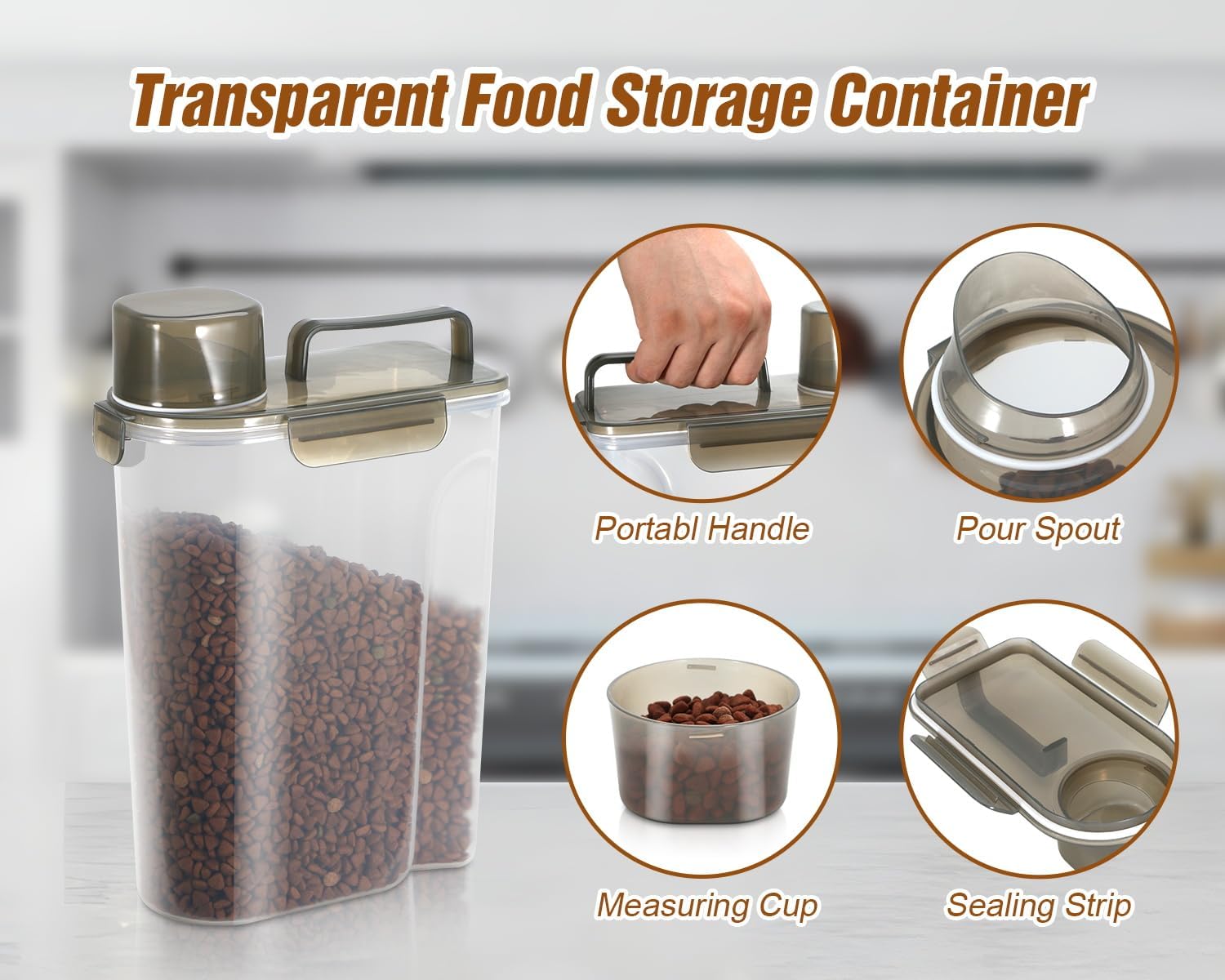 Thumbnail 2 de TBMax 5L dog food storage container