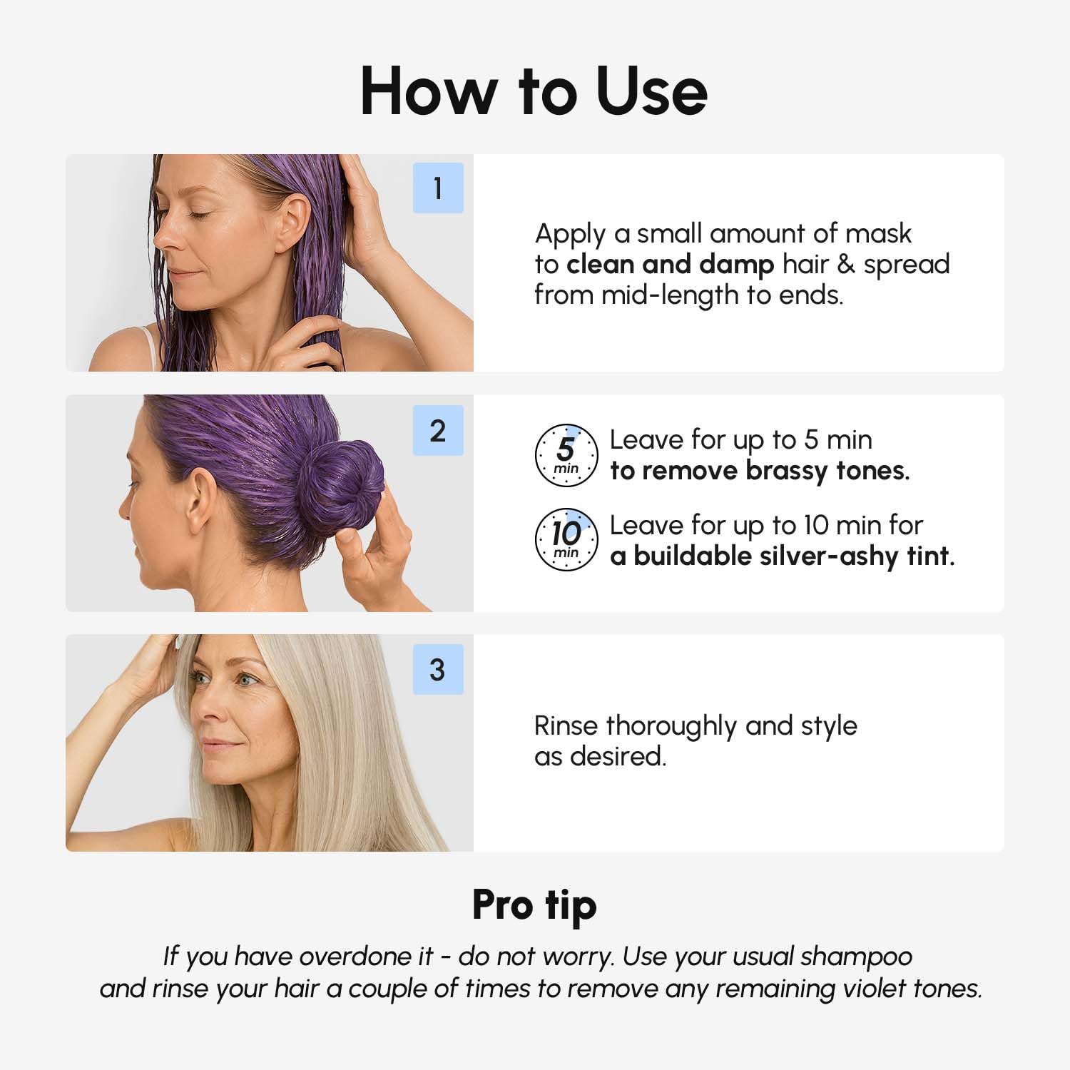 Thumbnail 6 de MAREE Anti Yellow Purple Hair Mask for Damaged Hair
