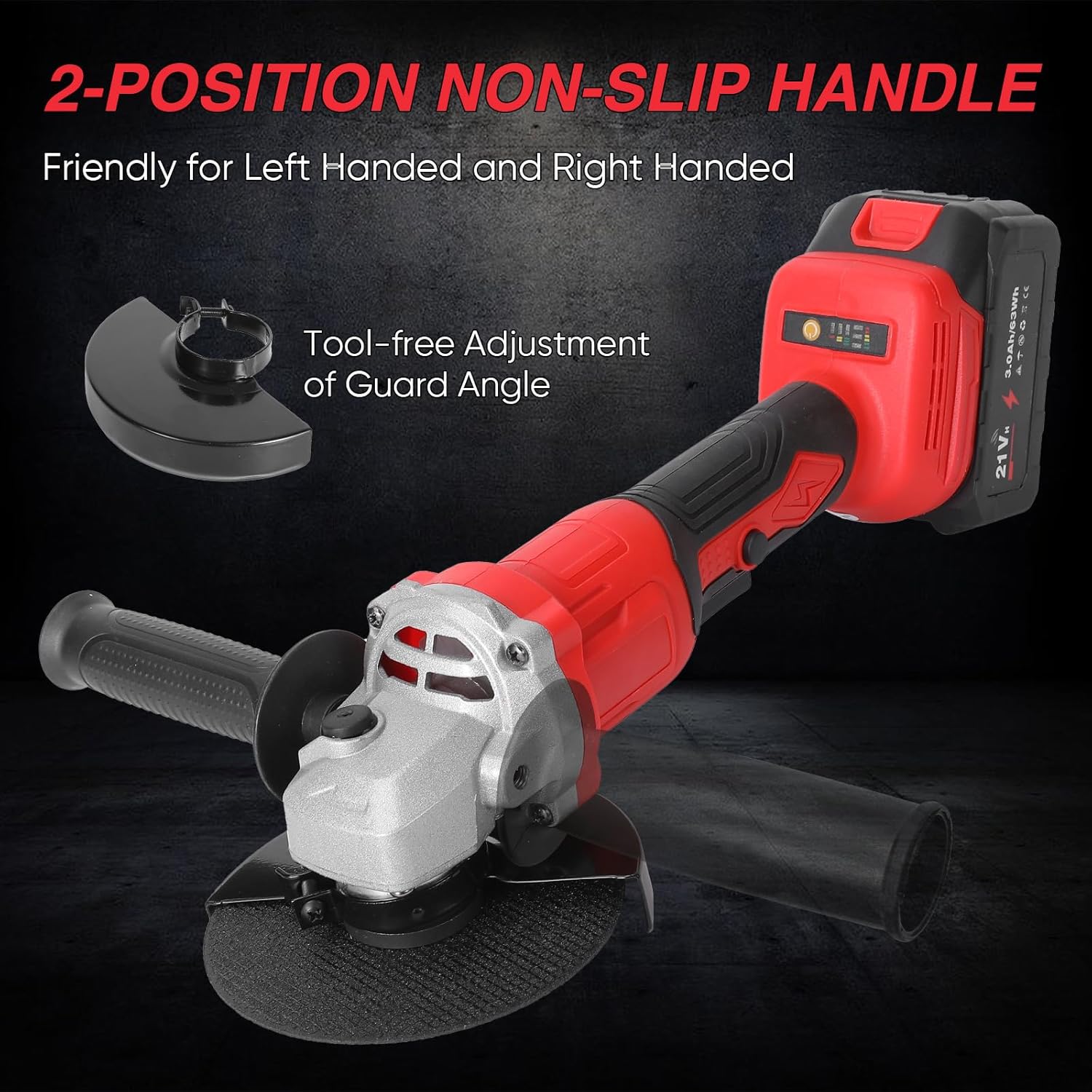 Thumbnail 3 de Cordless Angle Grinder 125mm 12000 RPM