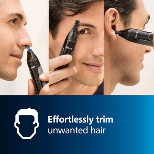Detalle de Philips NT3650/16 Nose Trimmer — Practical Precision in a Grey Window Box