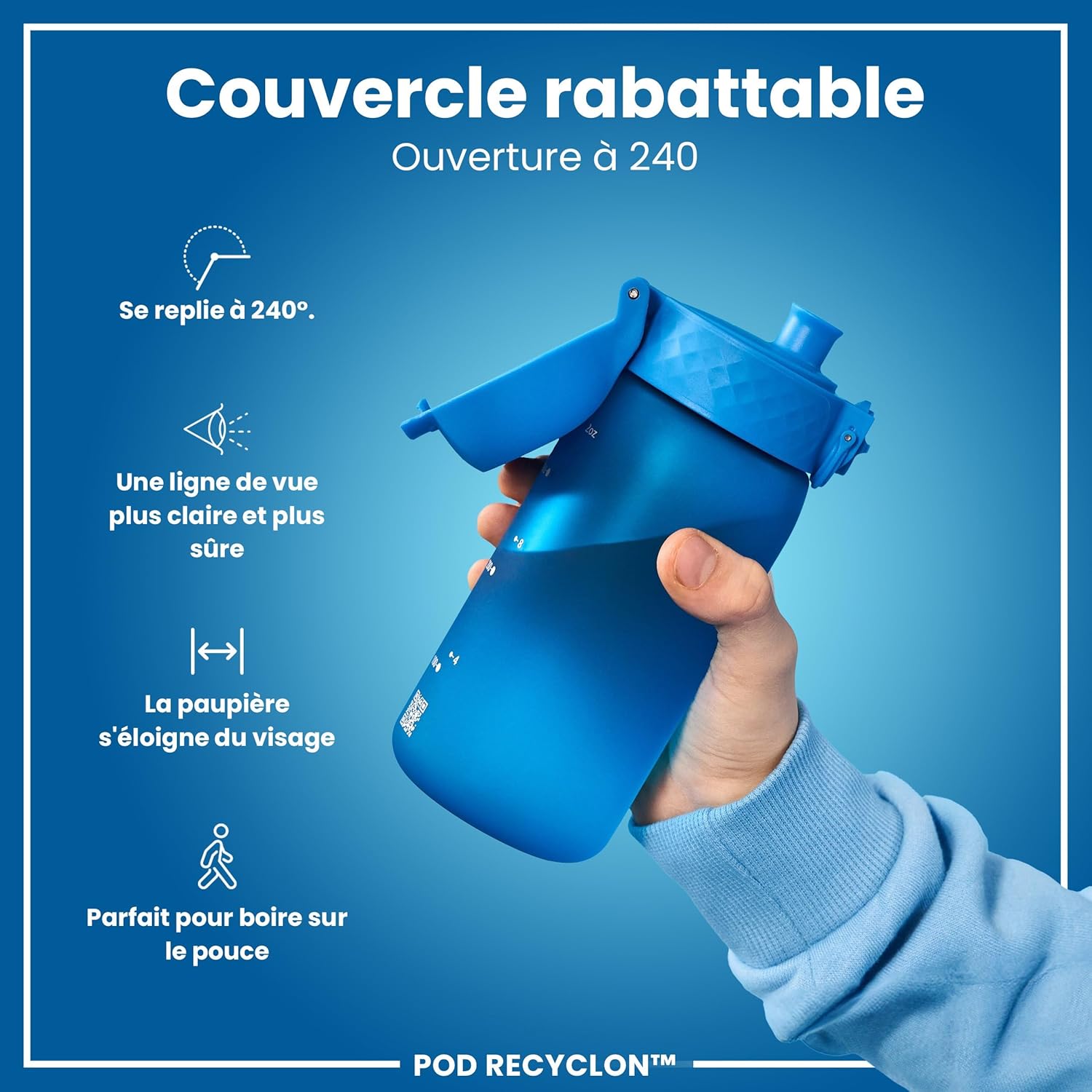 Thumbnail 3 de Ion8 Gourde Paille 350 ml étanche 🥤