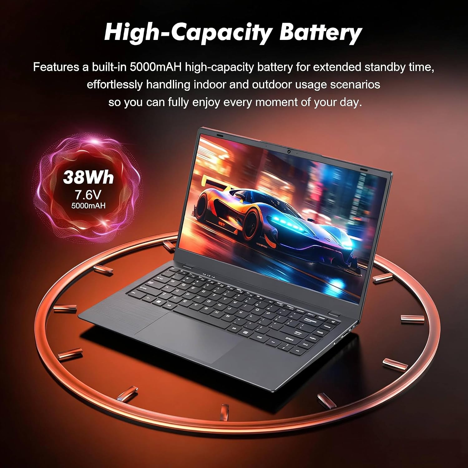 Thumbnail 6 de BLUEING 15.6 Inch FHD Laptop with 16GB RAM and 256GB SSD (Pentium Gold 6500Y) – Windows 11