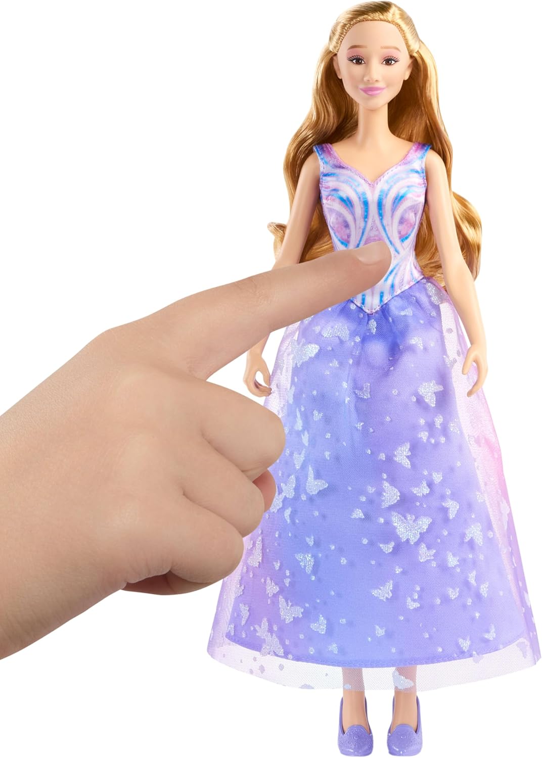 Detalle 2 de Mattel Wicked Glinda cantante con abito rimovibile 🎎