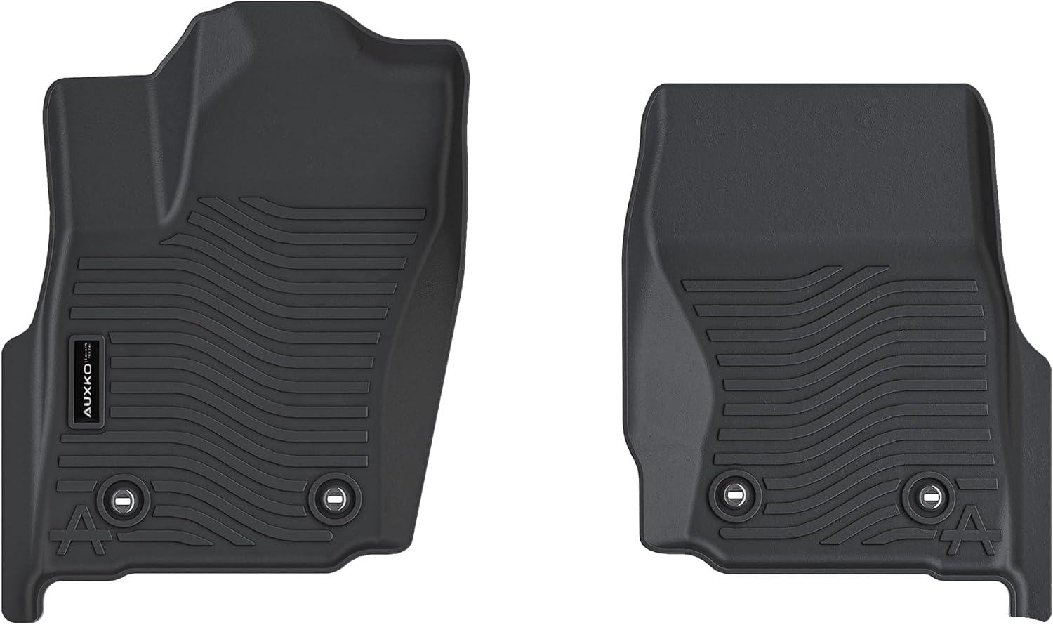 Thumbnail 1 de Auxko All Weather Floor Mats for Toyota Tacoma XtraCab/Double Cab (2024–2026) – Front Row, Automatic & Hybrid Compatible