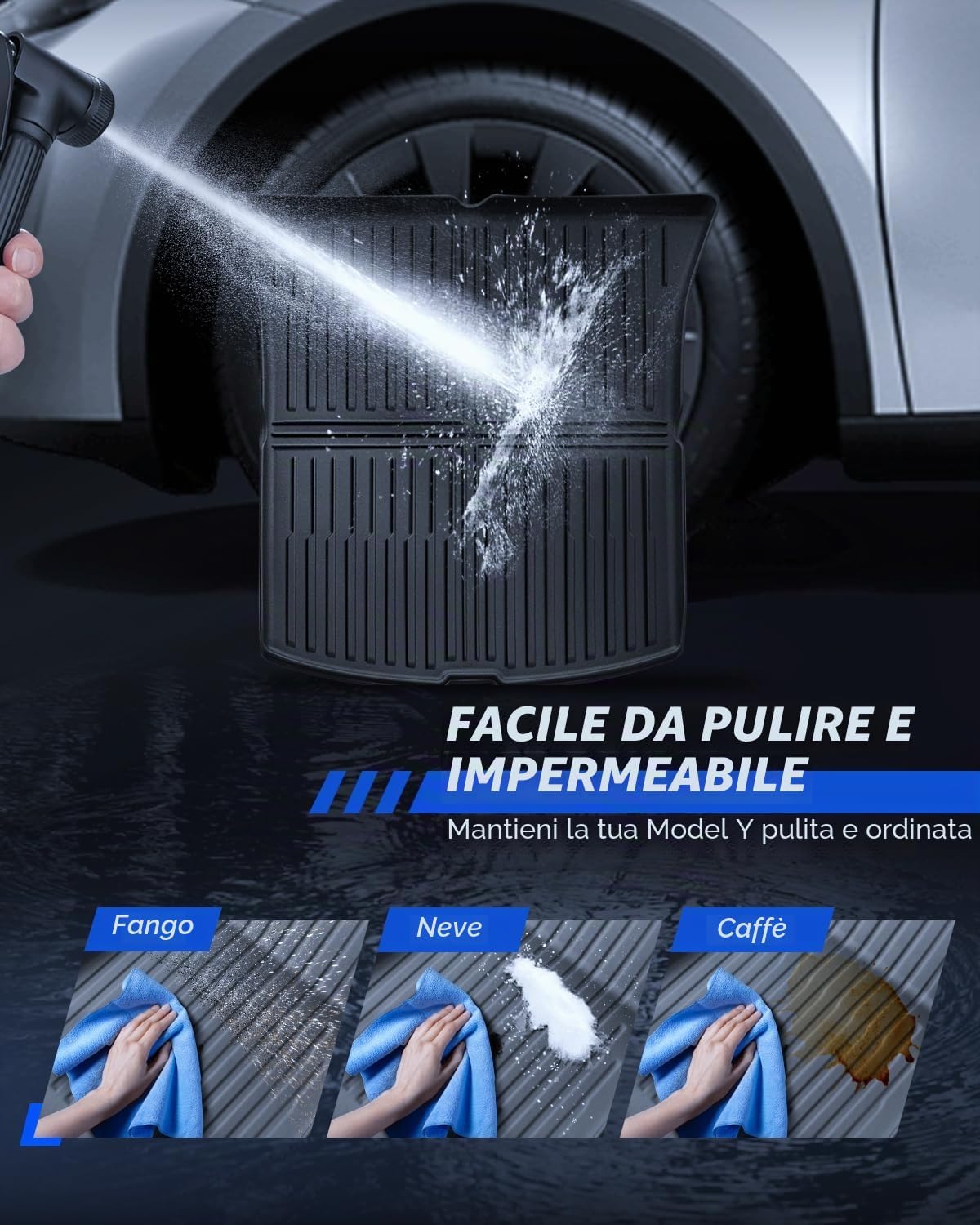 Thumbnail 5 de LANTU Tappetini 9 Pezzi Model Y 2025-26 Juniper