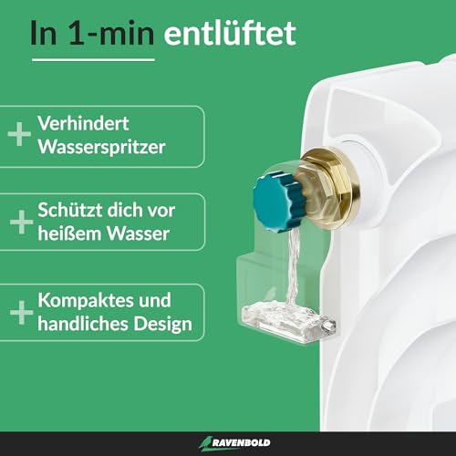 Thumbnail 2 de RAVENBOLD Heizungsentlüfter mit 5×5-mm-Schlüssel