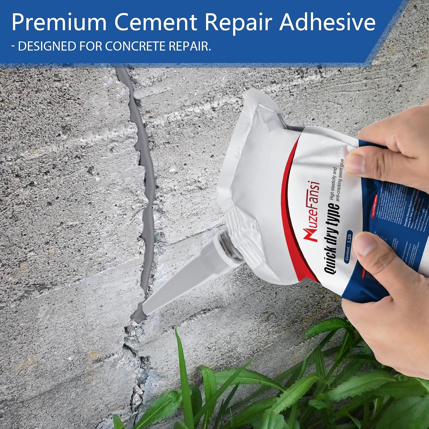 Detalle 2 de Concrete Crack Sealant, 4 Pieces