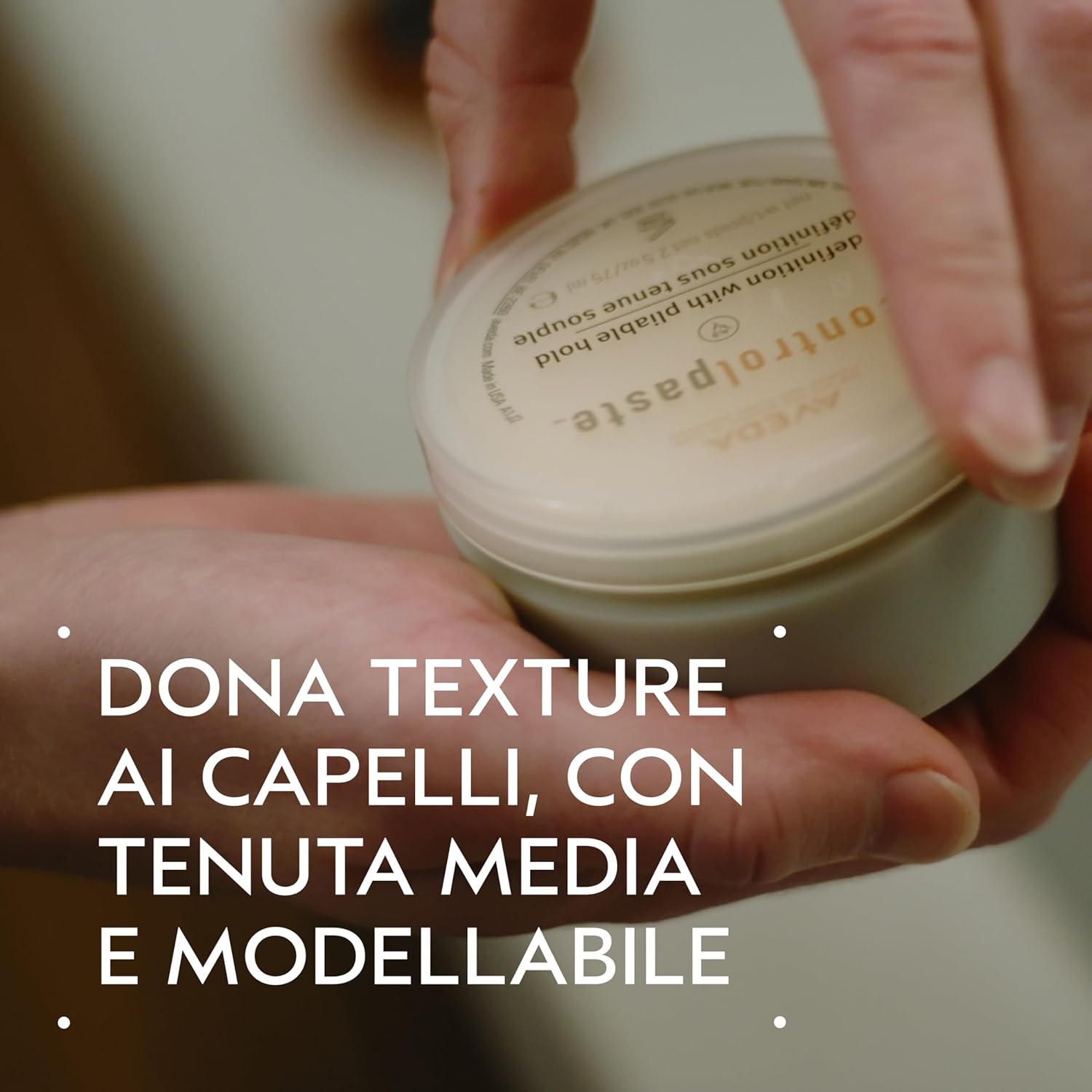 Detalle 2 de Aveda Control Paste Pomata per capelli – Pomata a tenuta media, 75 ml