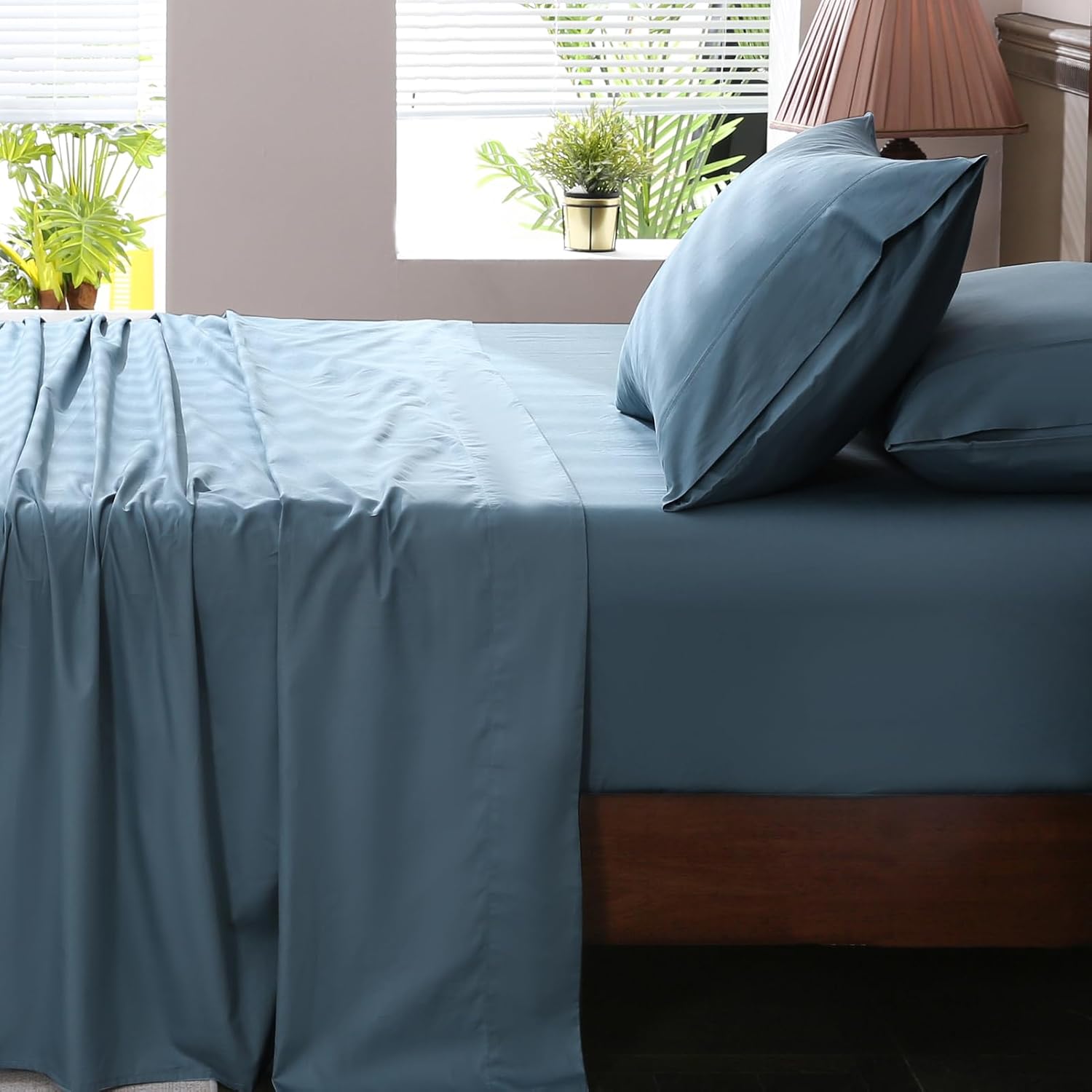Thumbnail 6 de Overket Cotton Sheets King Size