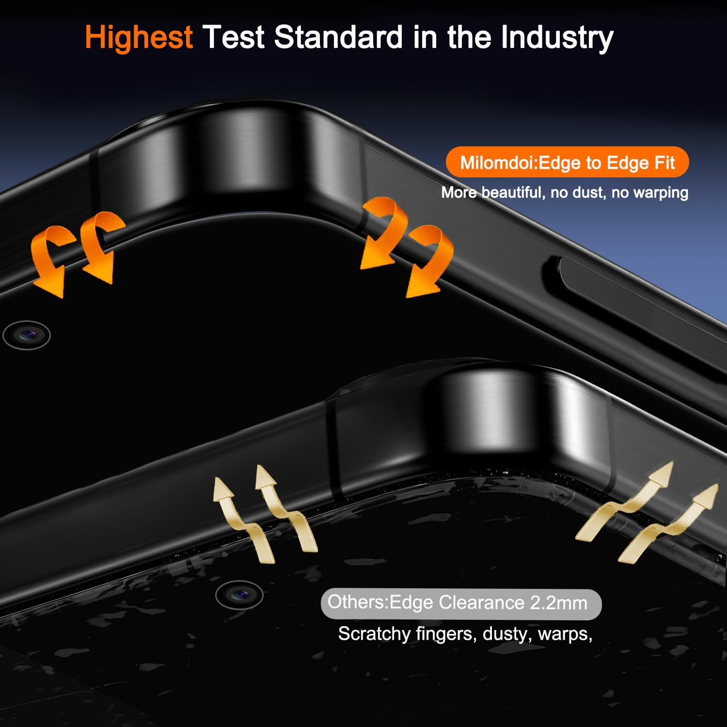Thumbnail 4 de Milomdoi Privacy Screen Protector for iPhone 17