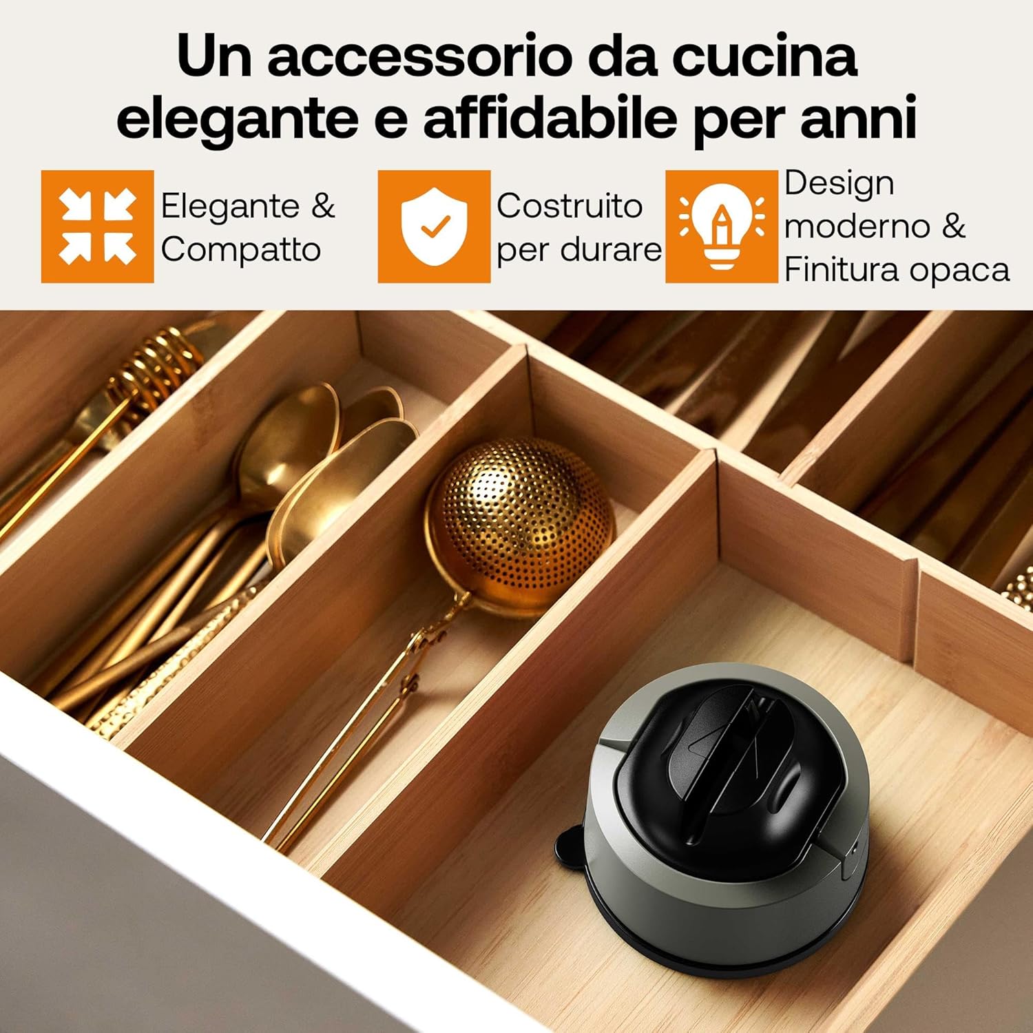 Thumbnail 5 de AnySharp Evo Affilacoltelli: affila senza mani, suzione potente e design rinnovato