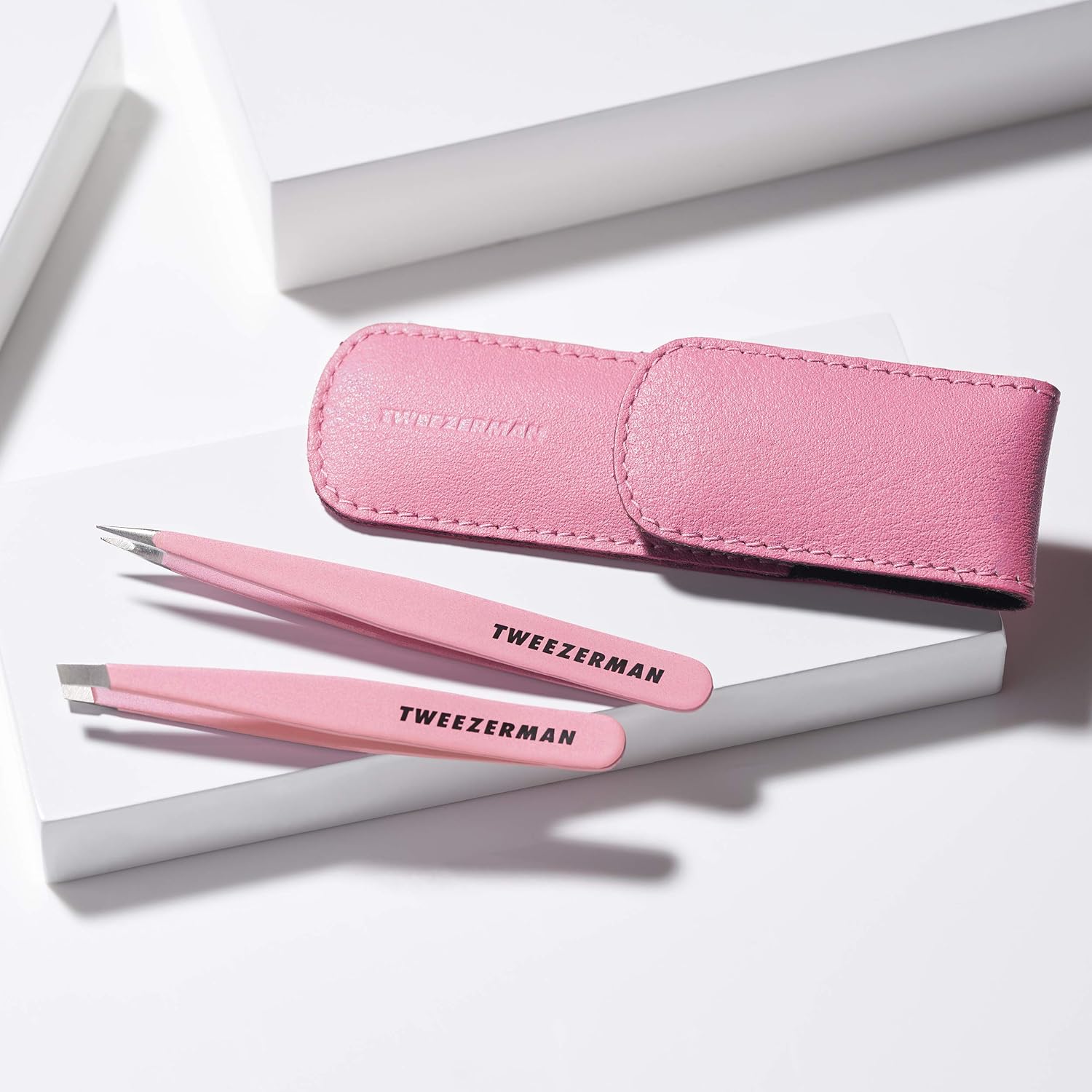 Thumbnail 6 de Tweezerman 4048-TRRA Petite Tweeze Set, Tea Rose, Slant and Point Tweezers