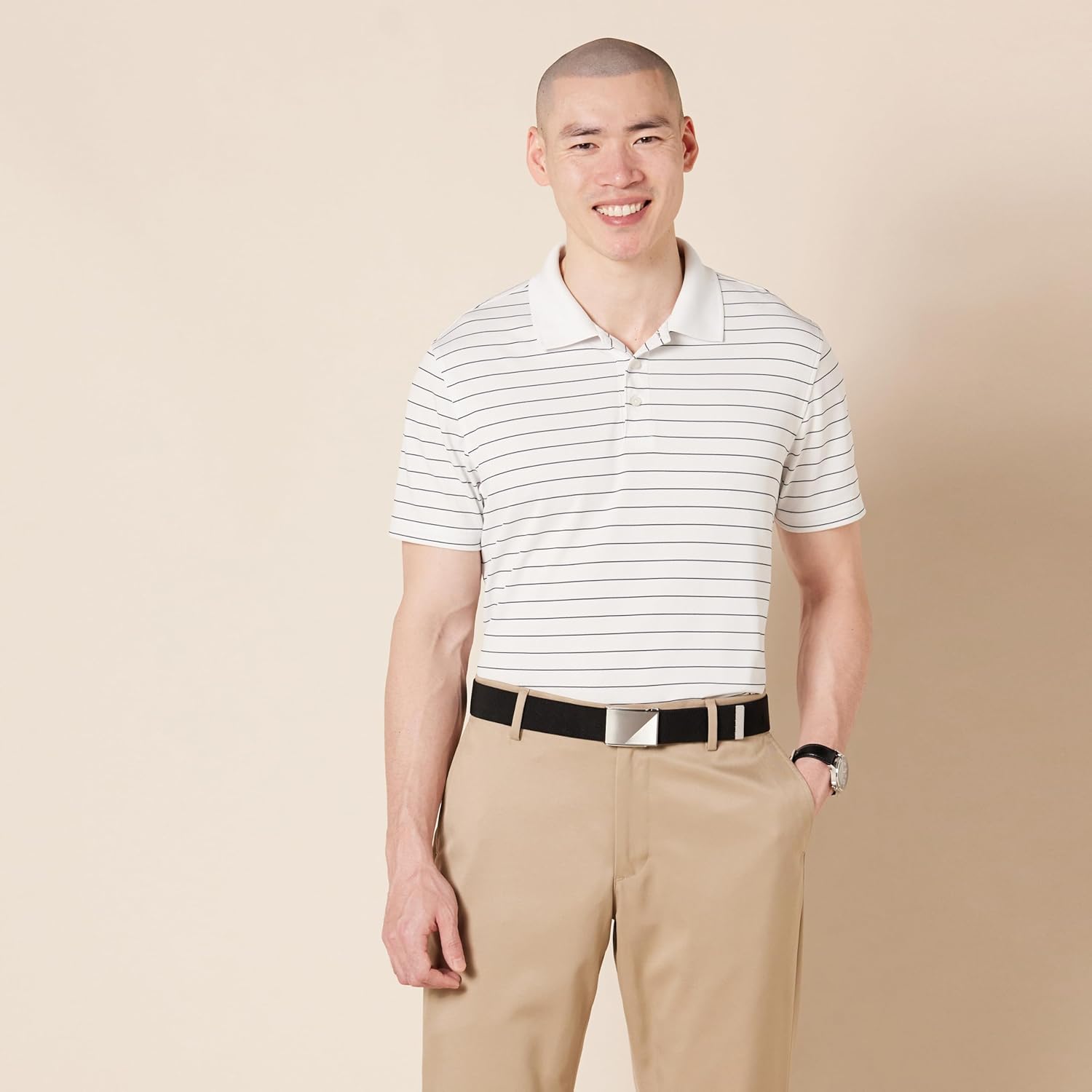 Thumbnail 3 de Amazon Essentials Men's Sport Web Golf Belt: Practical, Stretchy Comfort for Day-to-Day Wear
