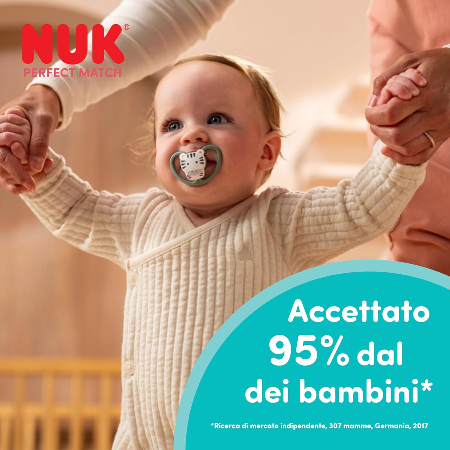 Thumbnail 3 de NUK Perfect Match Air Day & Night Succhietto per Bambini 18-36 Mesi – Confezione da 4