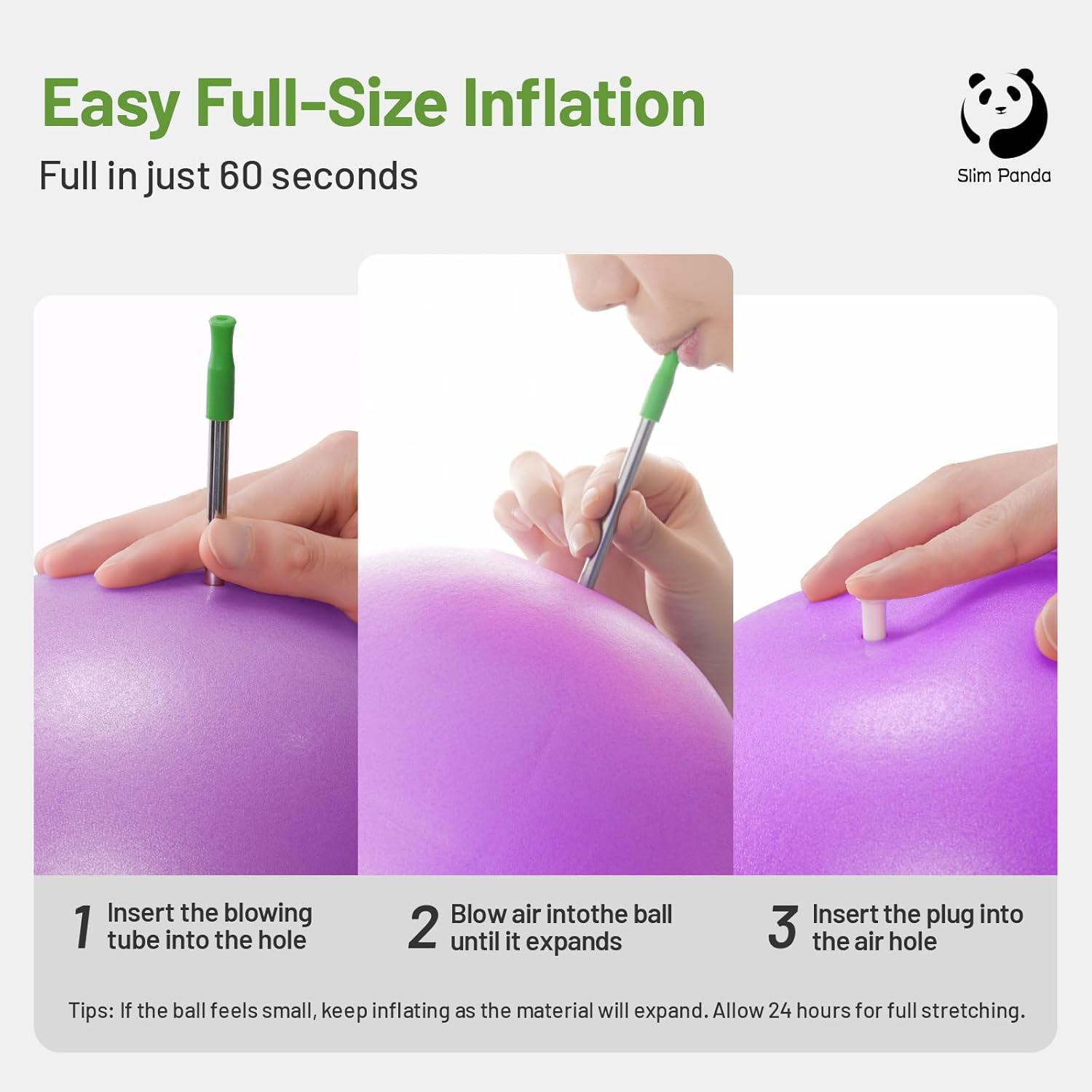 Thumbnail 6 de Slim Panda 9 inch Pilates ball 23cm