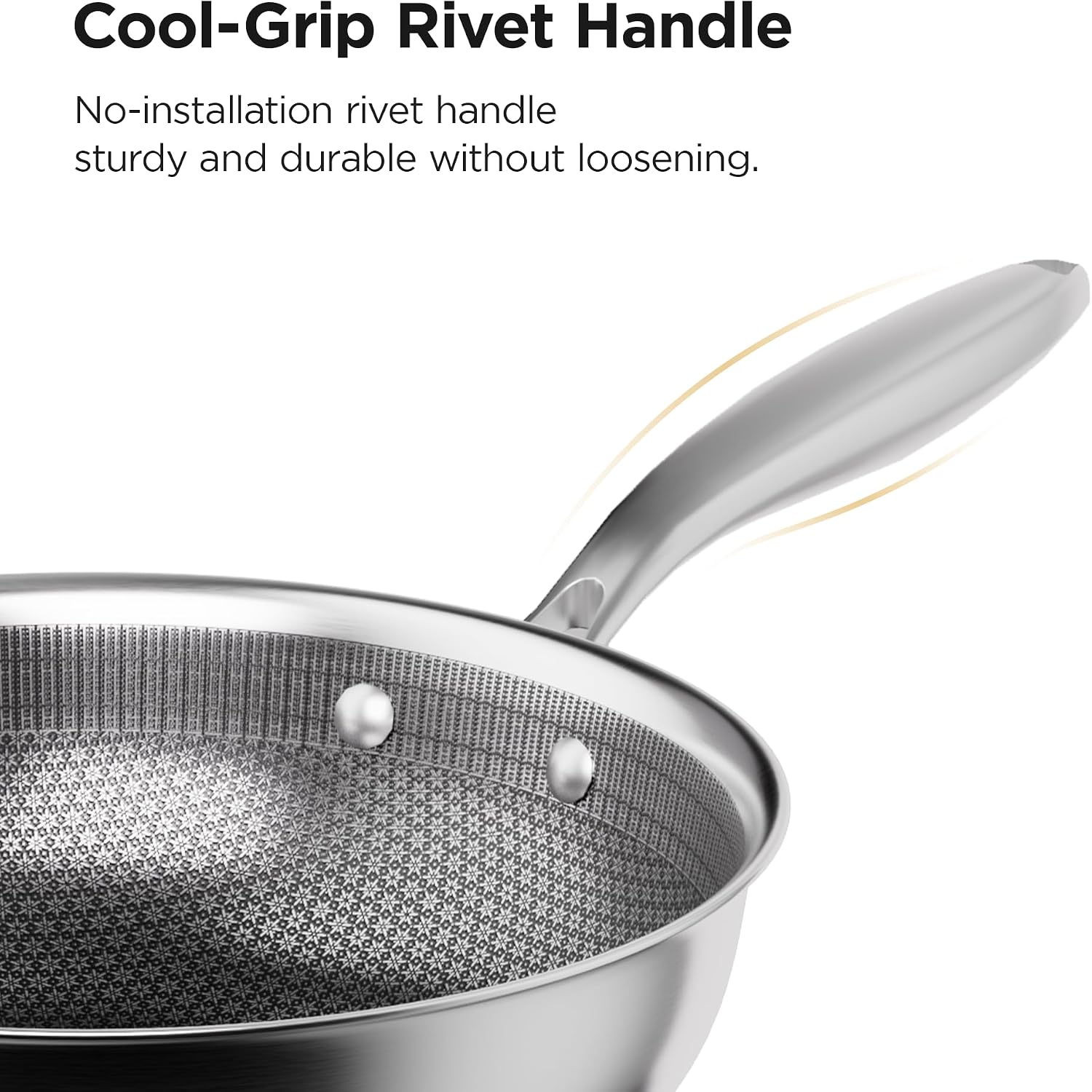 Detalle 1 de COOKER KING 12-Inch Hybrid Wok Pan