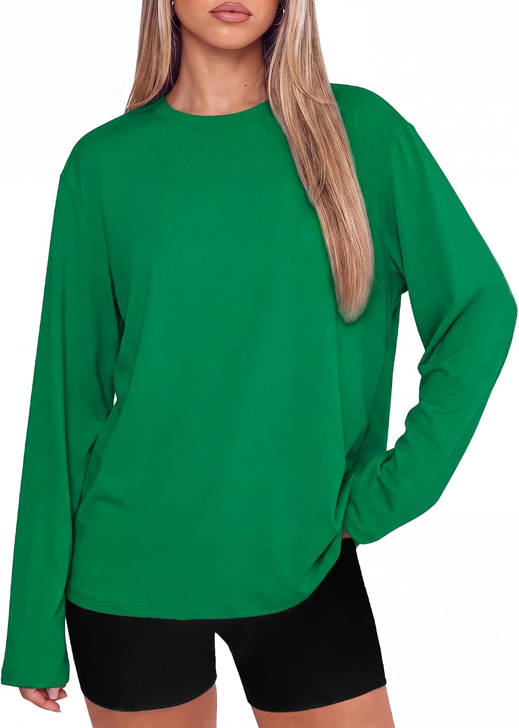 Detalle de GAYHAY Women's Long-Sleeve Shirt, Oversized Fit