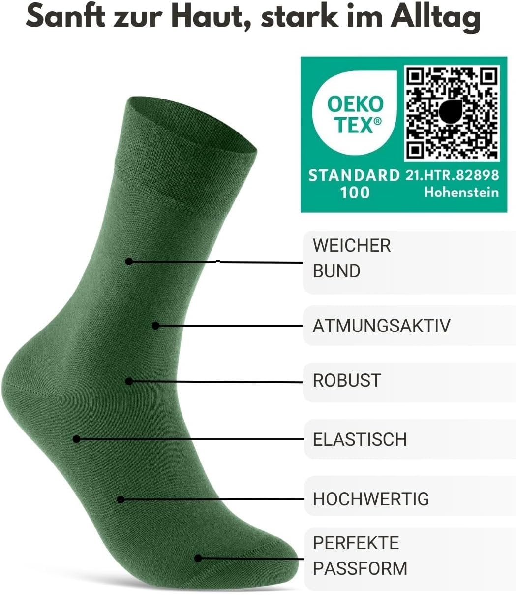 Detalle de 10 Paar Socken Business ohne Naht